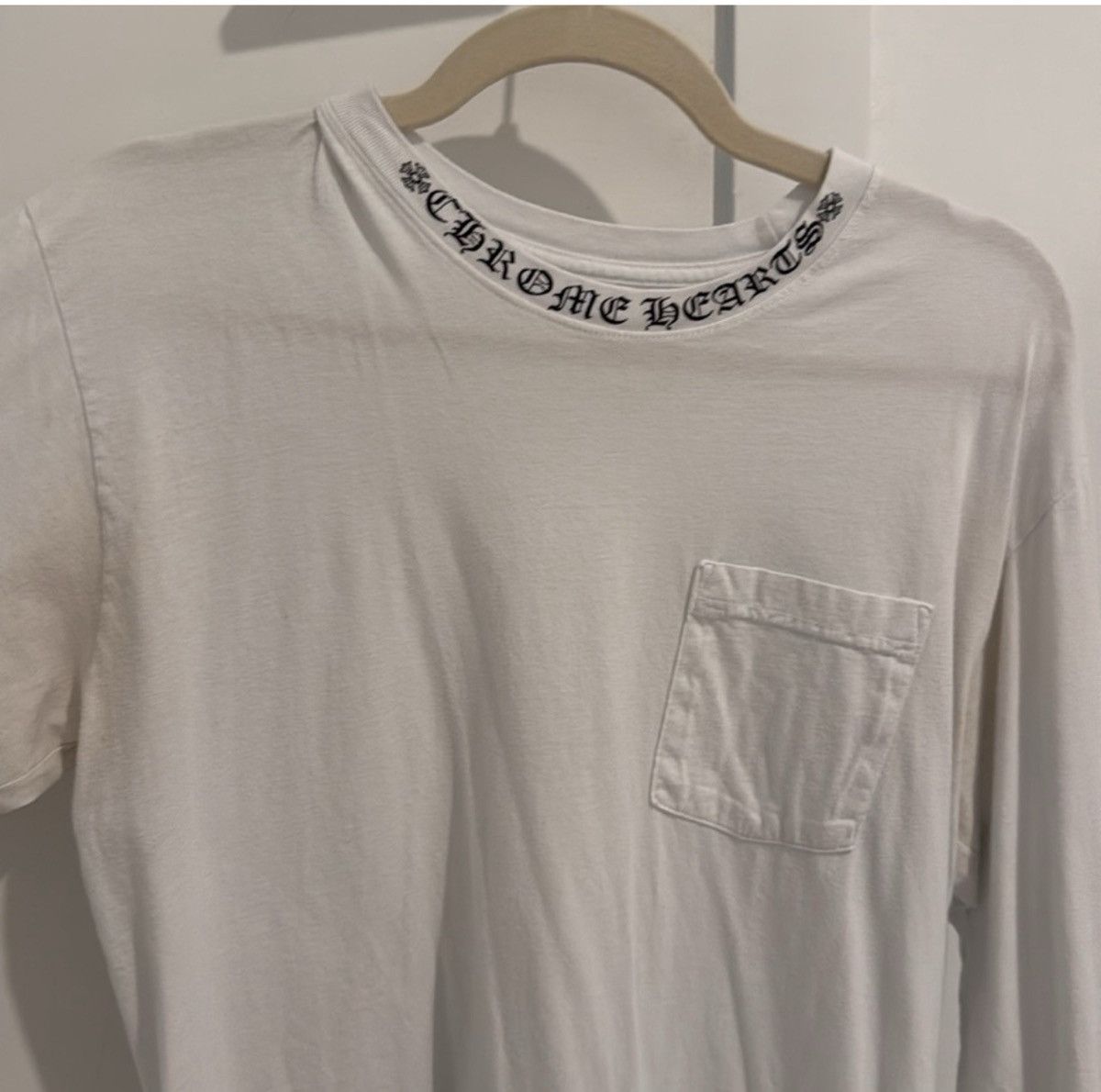 Chrome Hearts Chrome Hearts scripted Neck Script Logo Long Sleeve Tee Size US L / EU 52-54 / 3 - 2 Thumbnail