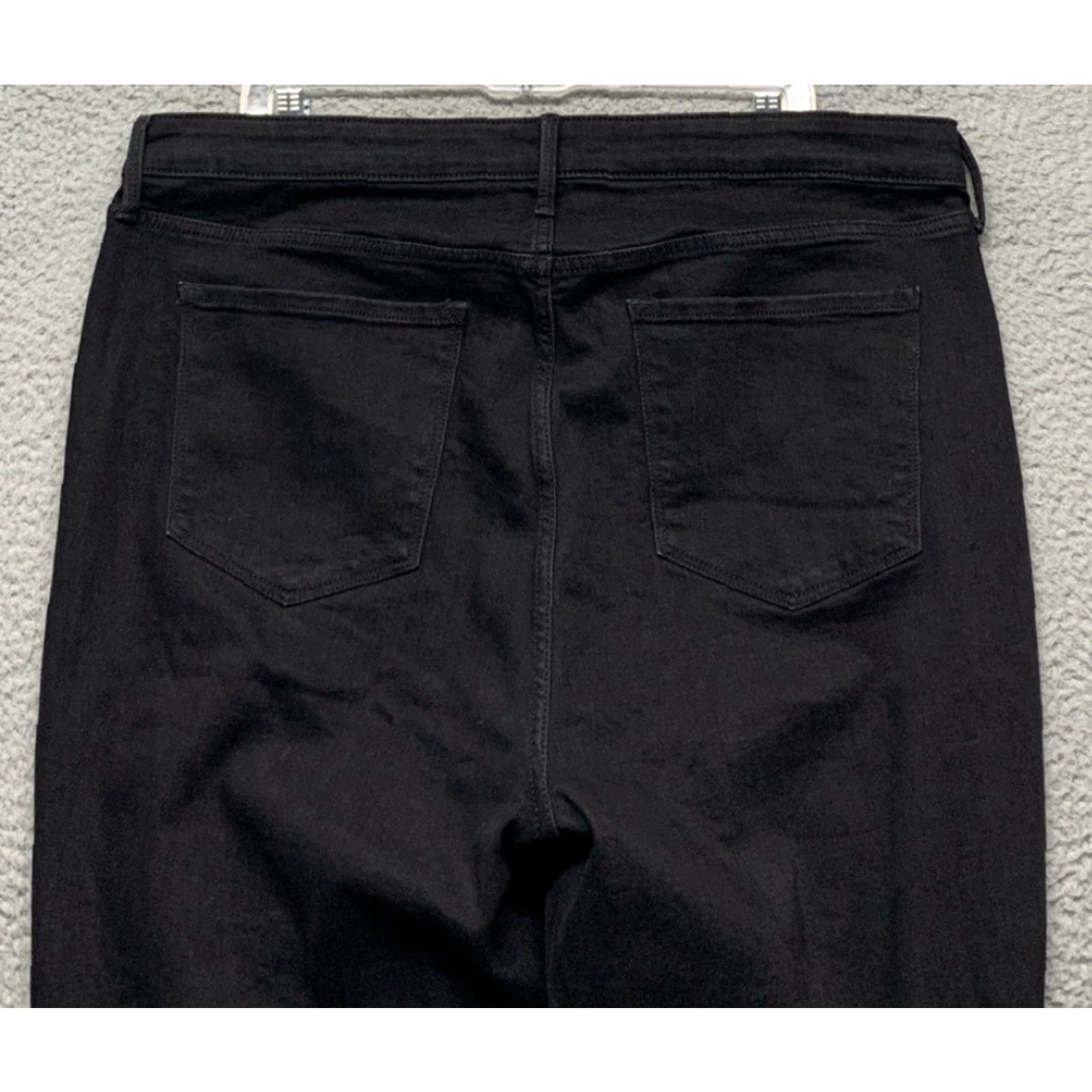 Old Navy Old Navy Womens Black Jeans Sz 18 Slim Straight Stretch High Rise Distressed NWT Size 40" / US 18 - 5 Thumbnail