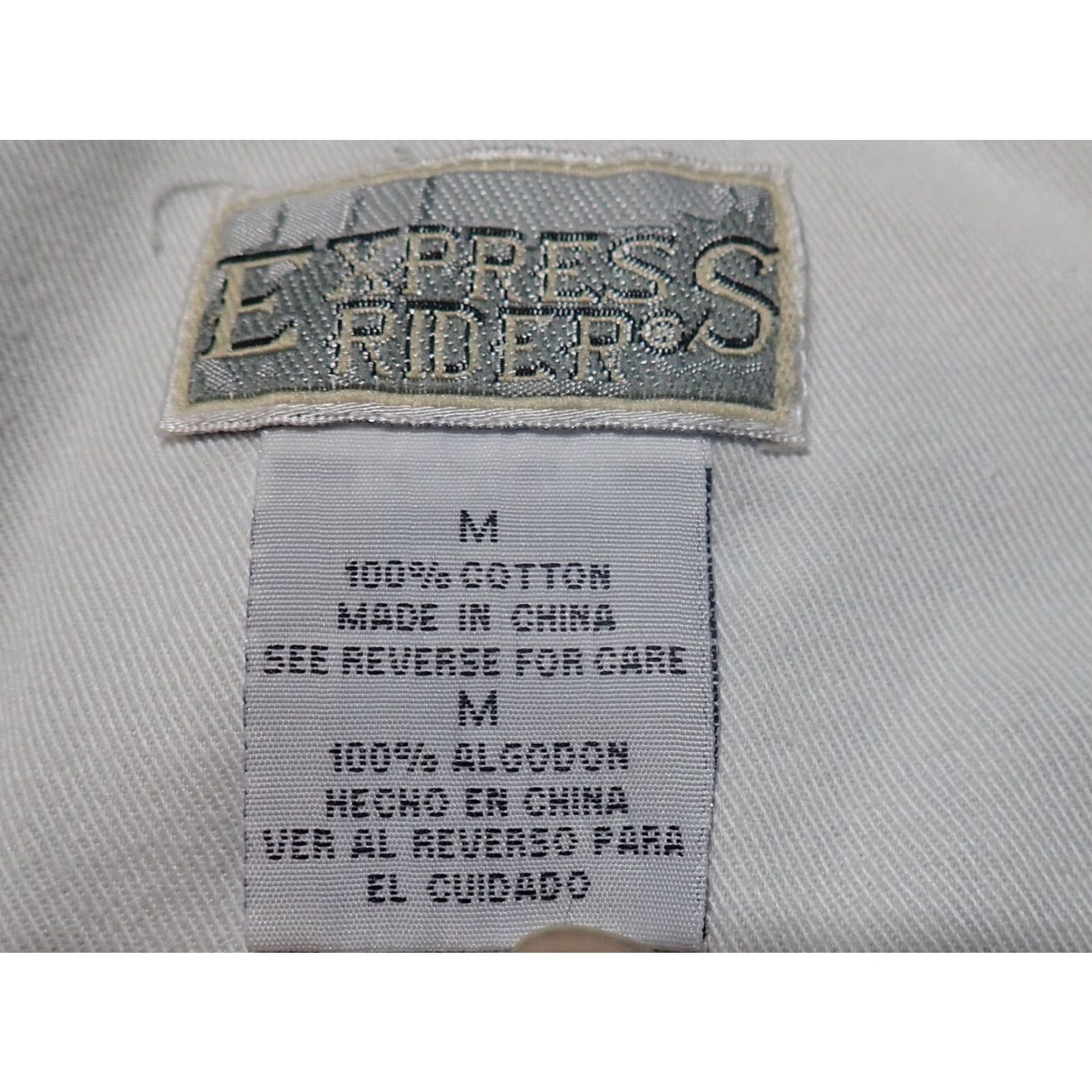 Express VINTAGE Express Rider Men's Western Shirt Blue Button Down Embroidered Aztec Southwest Design Size US M / EU 48-50 / 2 - 5 Thumbnail