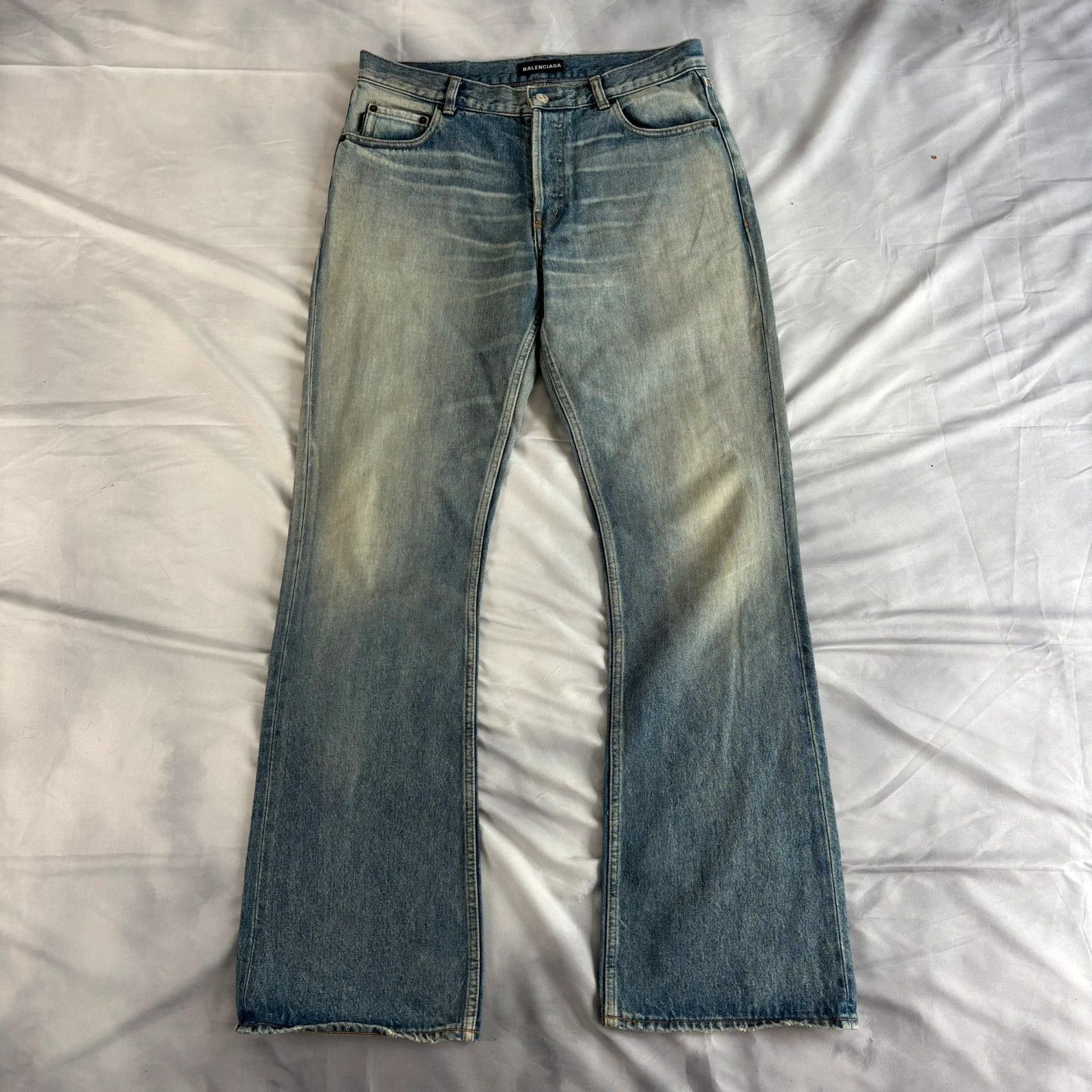 Balenciaga Balenciaga flared bootcut denim Size US 31 - 1 Thumbnail