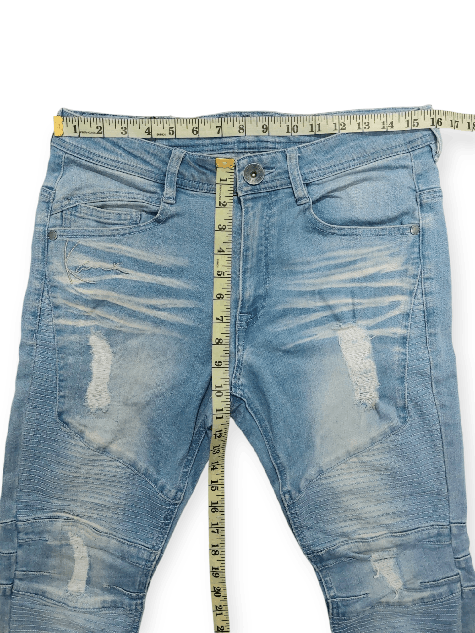 Karl Kani FYE🔥 Karl Kani Punk Biker Denim Size US 32 / EU 48 - 19 Thumbnail