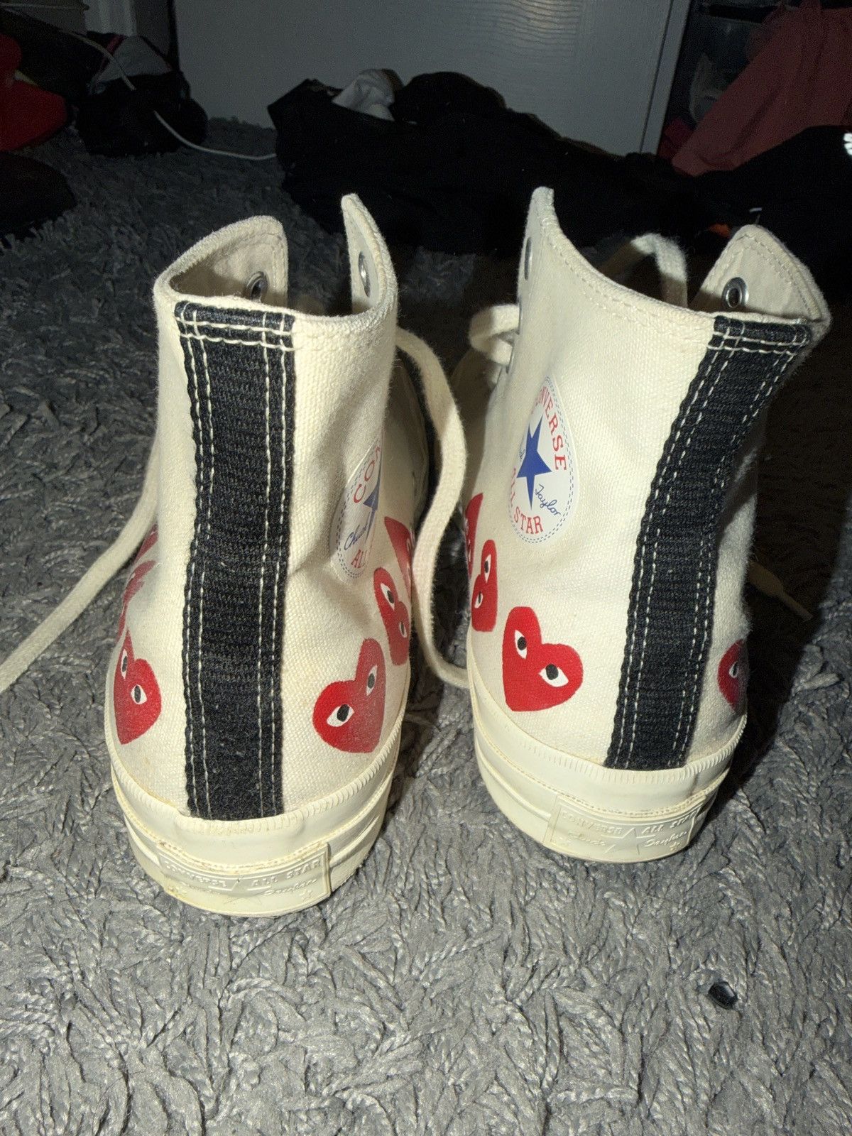 Comme des Garcons PLAY × Converse CDG Converse Chuck Taylor All Star 70 Hi Size US 9 / EU 42 - 5 Thumbnail