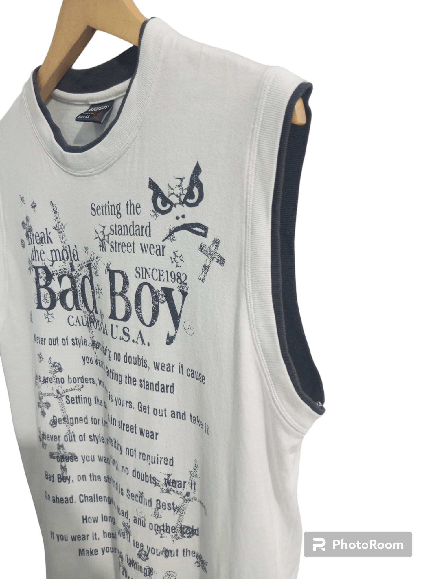 Hysteric Glamour Y2K BadBoy poem double layer tanktop Size US L / EU 52-54 / 3 - 2 Thumbnail