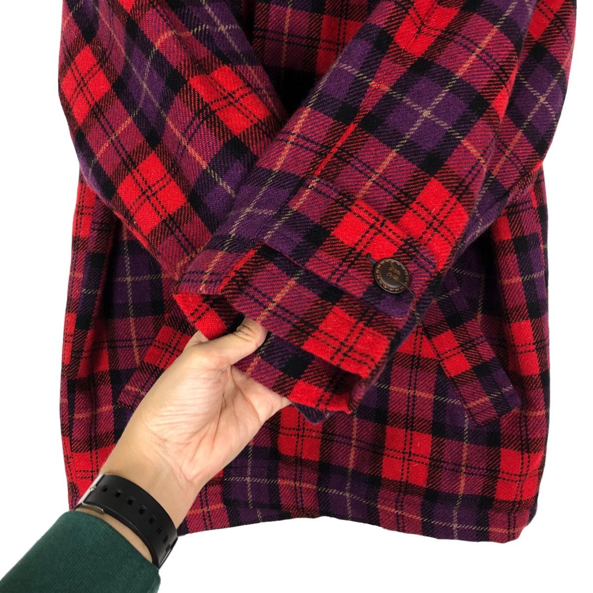 Japanese Brand 🔥Vtg Tartan Design Punk Jacket Style Wind Stream Japan Size US M / EU 48-50 / 2 - 13 Thumbnail