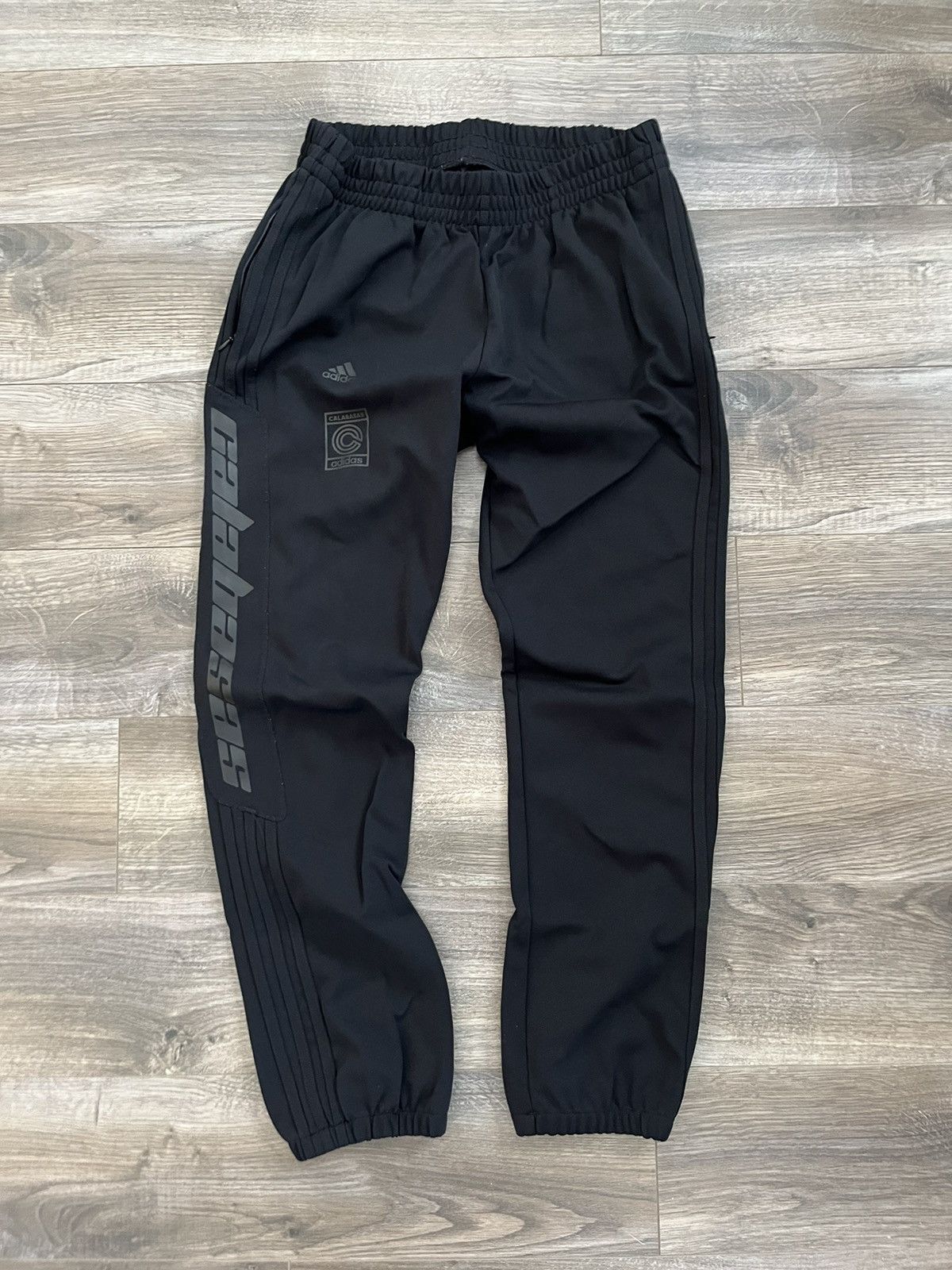 image of Yeezy Adidas Calabasas Track Pants in Black, Men's (Size 30)