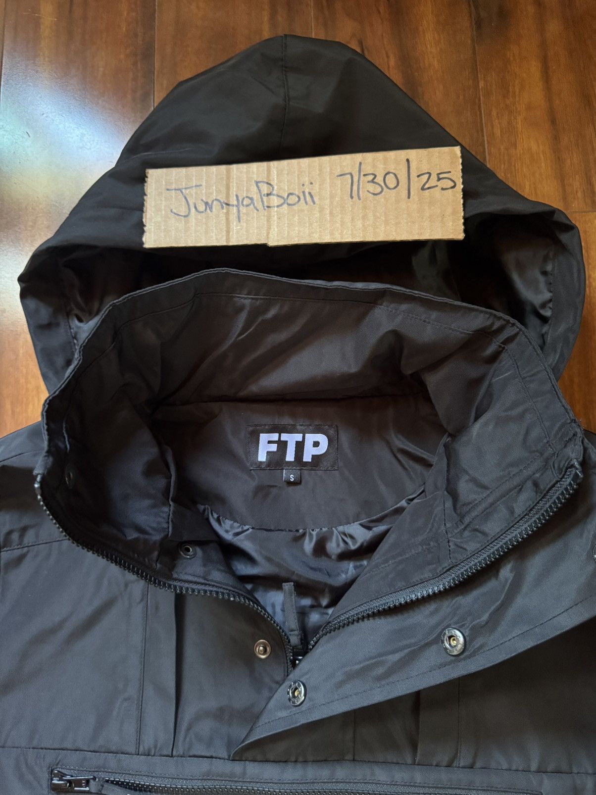 Fuck The Population FTP FW23 Black F-Tec Anorak Small Size US S / EU 44-46 / 1 - 9 Thumbnail