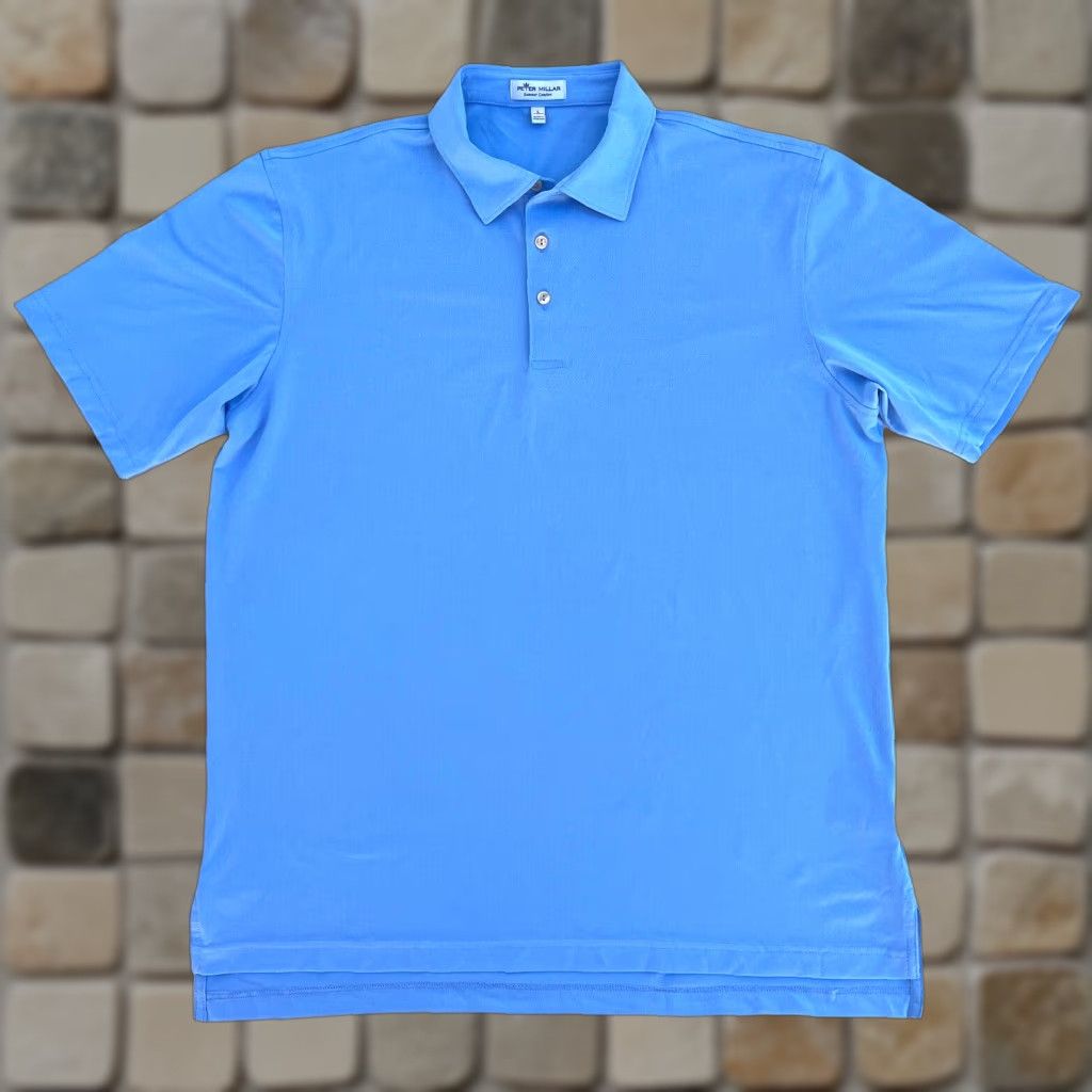 Peter Millar Peter Millar Summer Comfort Performance Polo Shirt Sz L Men’s Short Sleeve Collared Polo Blue Classic, Preppy, Sports Size US L / EU 52-54 / 3 - 1 Thumbnail