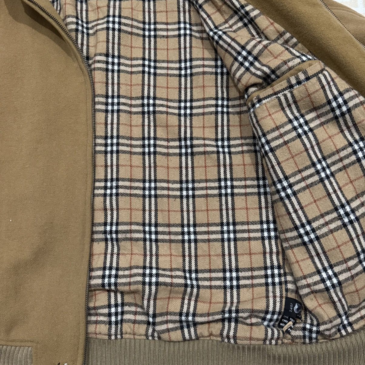 Burberry Vintage Burberry Wool Bomber Jacket Size US L / EU 52-54 / 3 - 13 Thumbnail