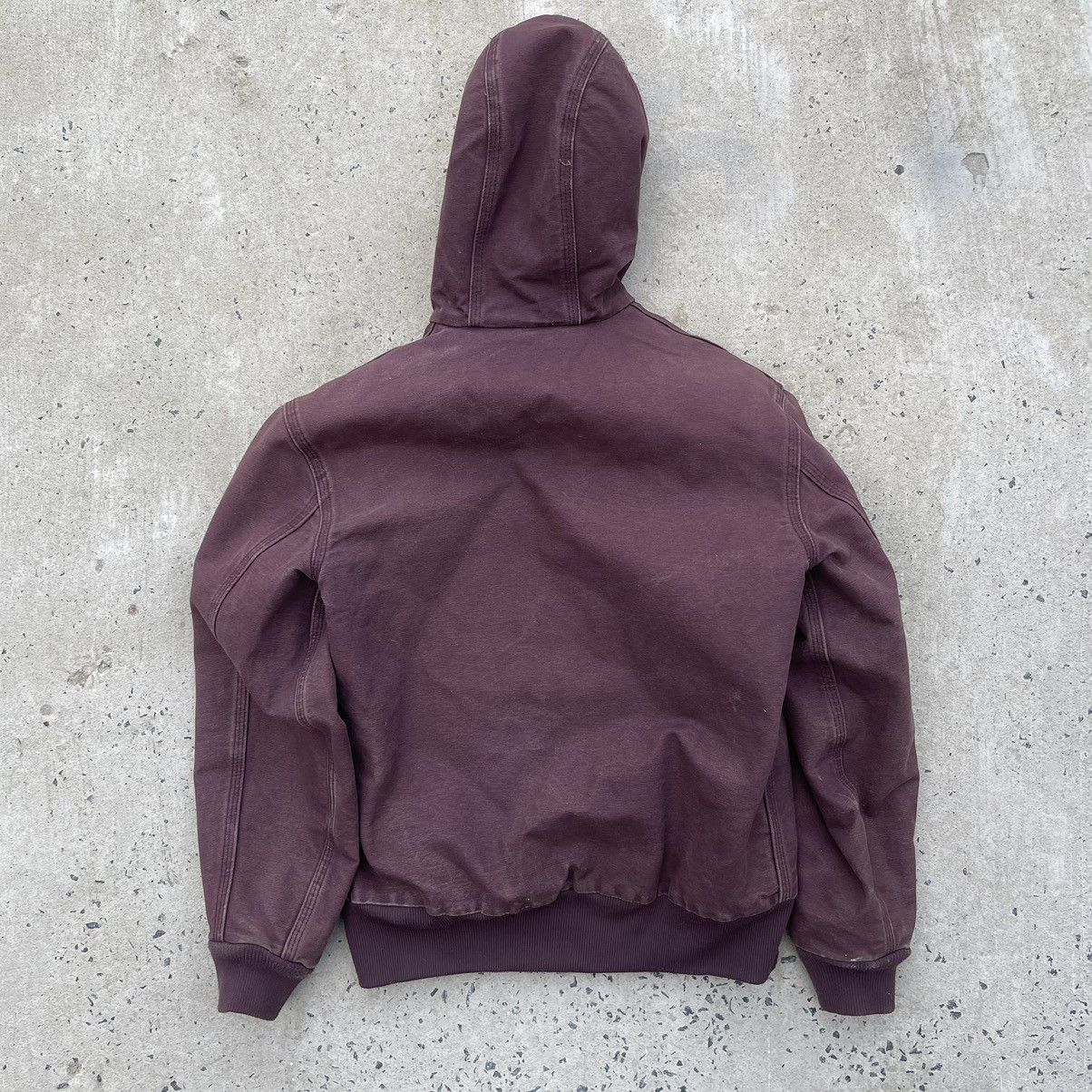 Carhartt Purple Vintage CARHARTT WOMENS J130 Hooded Jacket Size S / US 4 / IT 40 - 6 Thumbnail
