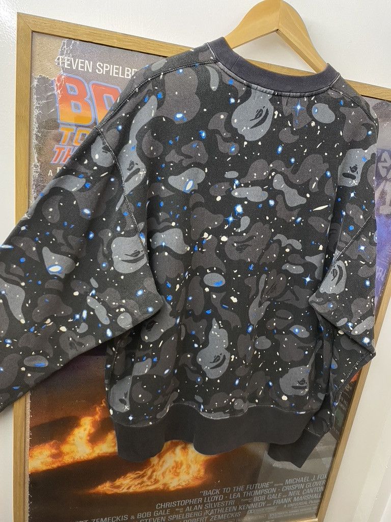 Bape SS2020 A Bathing Ape Glow In The Dark Space Camo Sweatshirt Size US M / EU 48-50 / 2 - 3 Thumbnail