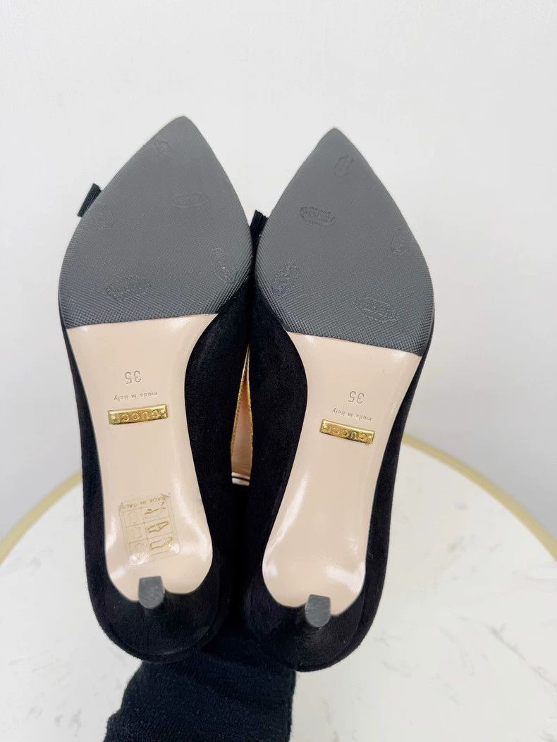 Gucci Gucci High Heels with Bee Design-2505 Size US 4.5 / IT 34.5 - 6 Thumbnail