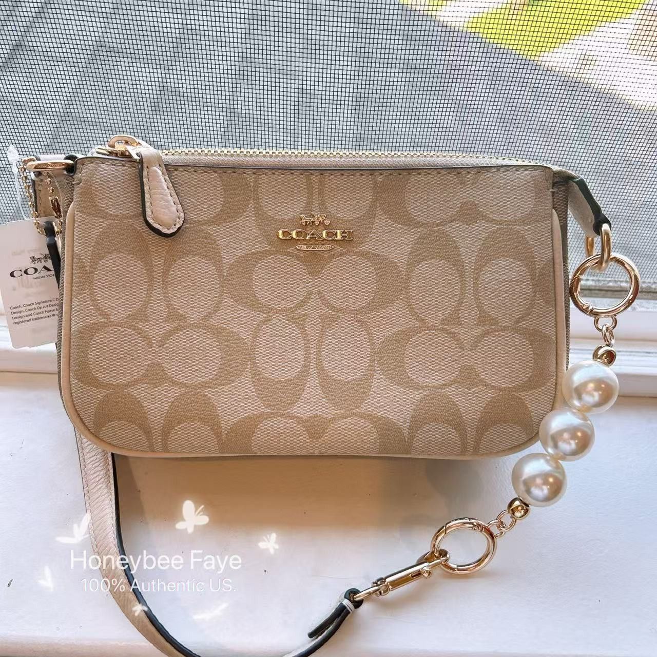Coach Nolita 19 In Blocked Signature CA444 plus extended chain Size ONE SIZE - 2 Thumbnail