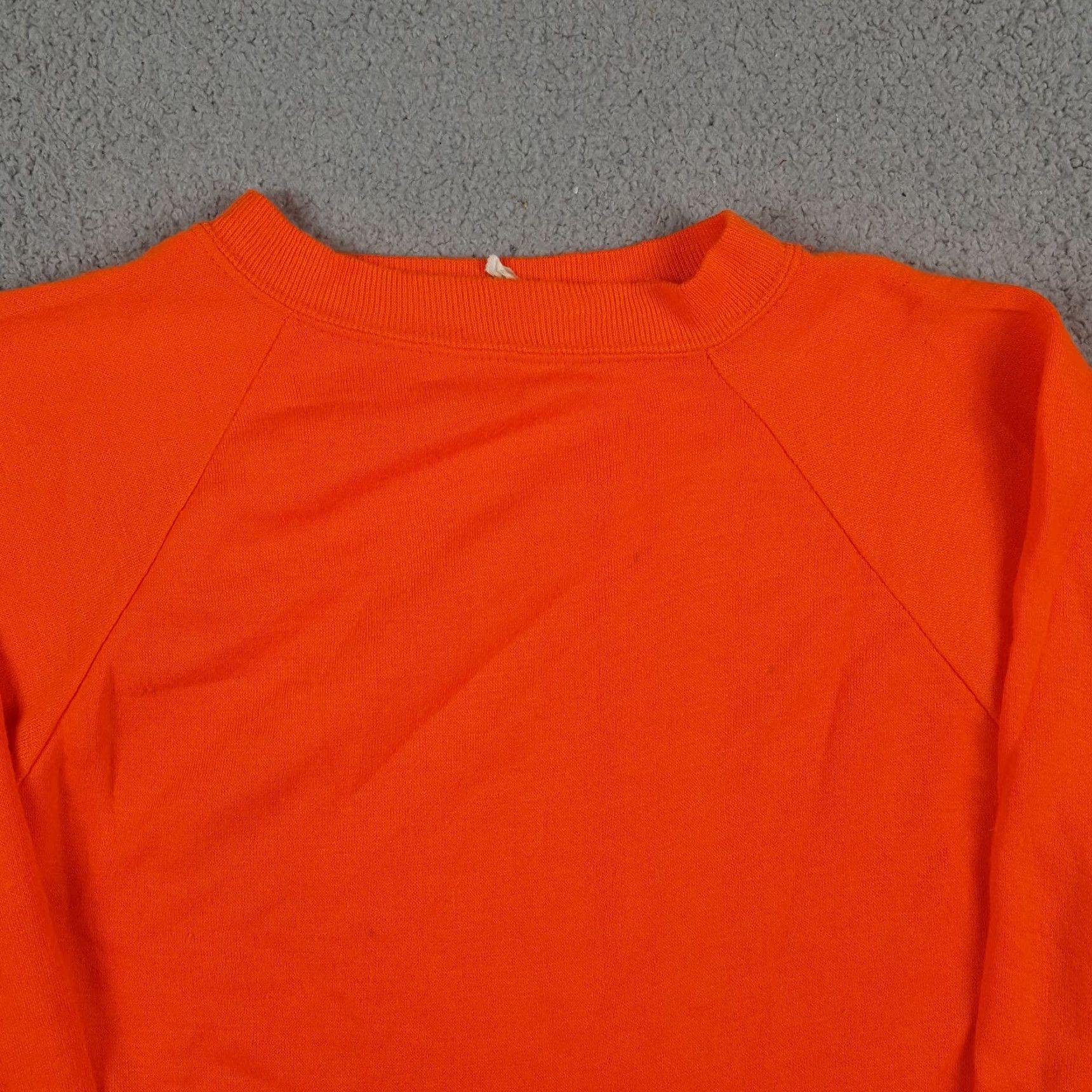 Vintage VINTAGE Sportswear Sweatshirt Raglan 80s 90s Grunge Orange Fleece Pullover Crewneck Size M Mens Size US M / EU 48-50 / 2 - 6 Thumbnail