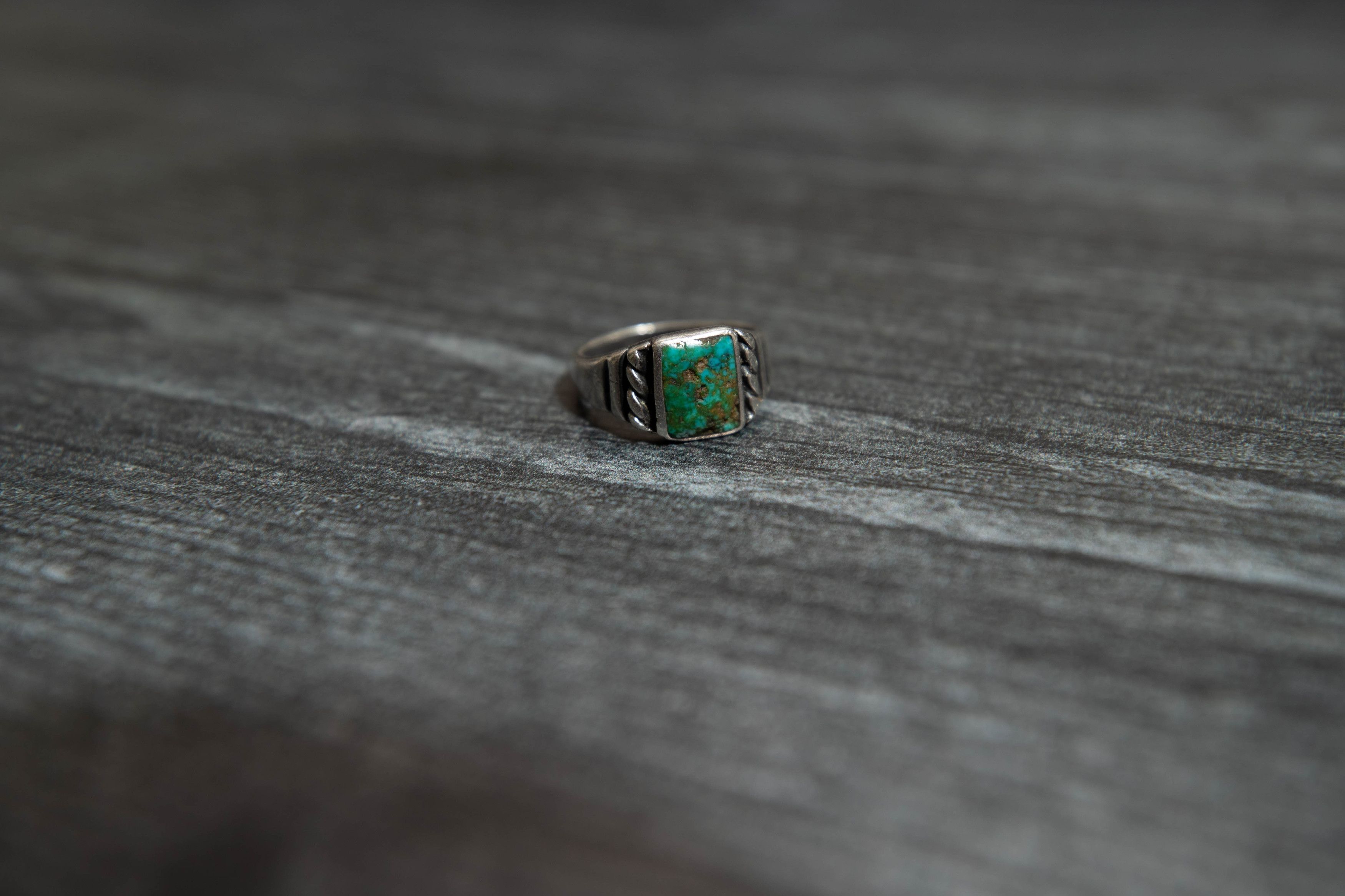 Other Mens Turquoise Ring Size ONE SIZE - 8 Thumbnail