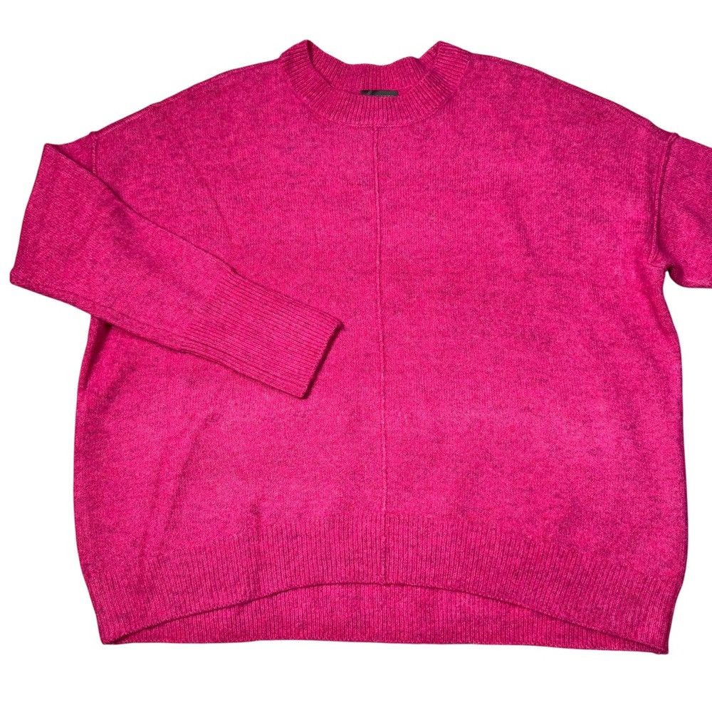 Vince Camuto NWT New Vince Camuto Pink Center Seam Crewneck Sweater Size Size S / US 4 / IT 40 - 3 Thumbnail