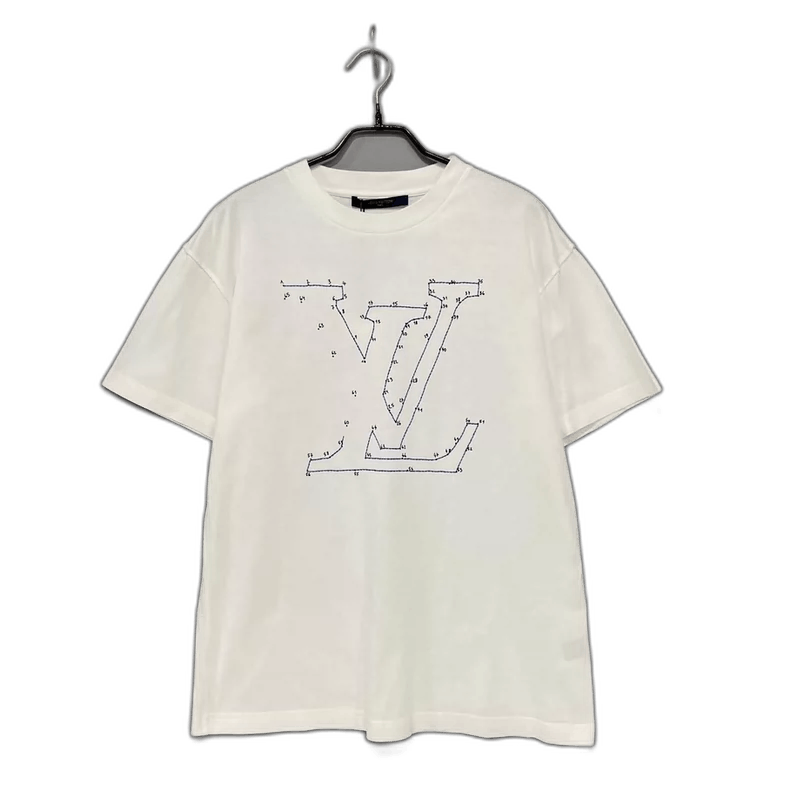 Louis Vuitton Louis Vuitton White Short Sleeve T-shirt - dmc Size M / US 6-8 / IT 42-44 - 1 Thumbnail