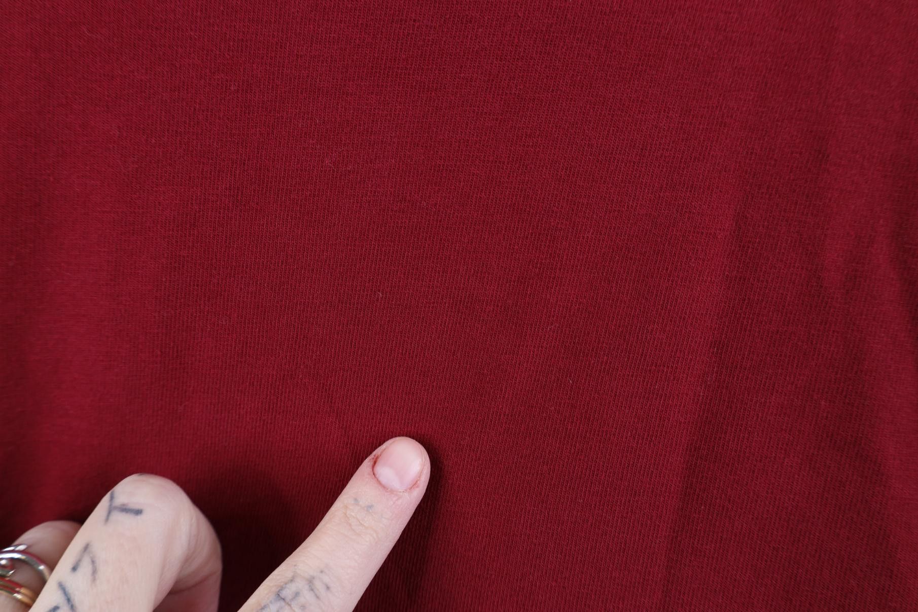 Nike Vintage Y2K Nike Travis Mini Swoosh Mock Neck T-Shirt Red Size US L / EU 52-54 / 3 - 11 Thumbnail