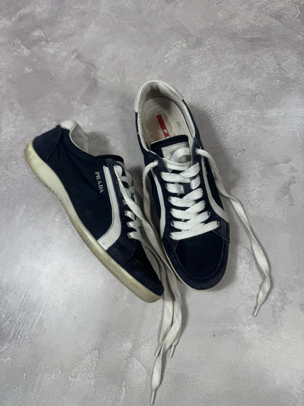 Prada Prada Nylon&Suede Sneakers Size US 9 / IT 39 - 1 Thumbnail