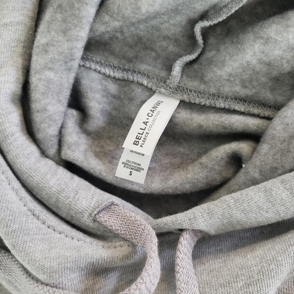 Designer Grey JGJ Peace & Love Hoodie Long Sleeve Size S / US 4 / IT 40 - 4 Thumbnail