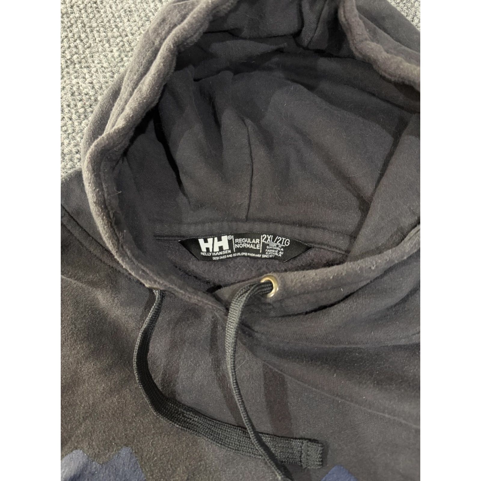 Helly Hansen Helly Hansen Hoodie Mens 2XL Gray Mountain Graphic Pullover Sweatshirt Fleece Hoodie Pocket Graphic Print Size US XXL / EU 58 / 5 - 4 Thumbnail