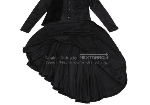 Comme des Garcons Comme Des Garcons Black vintage velvet design sense dress Size M / US 6-8 / IT 42-44 - 7 Thumbnail