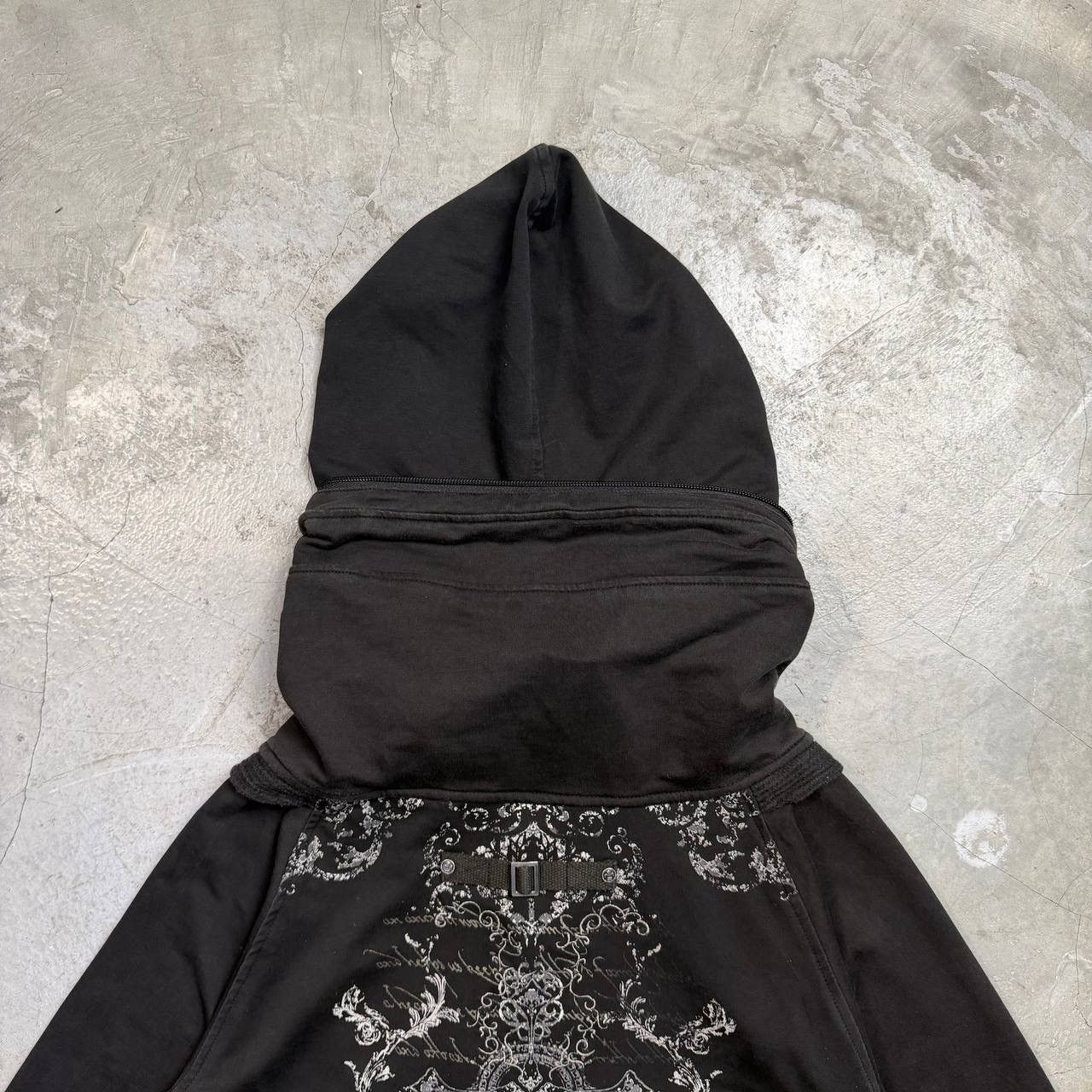 Beauty Beast 2000s OZZ CROCE Archive Gothic Zip Hoodie Size US M / EU 48-50 / 2 - 15 Thumbnail