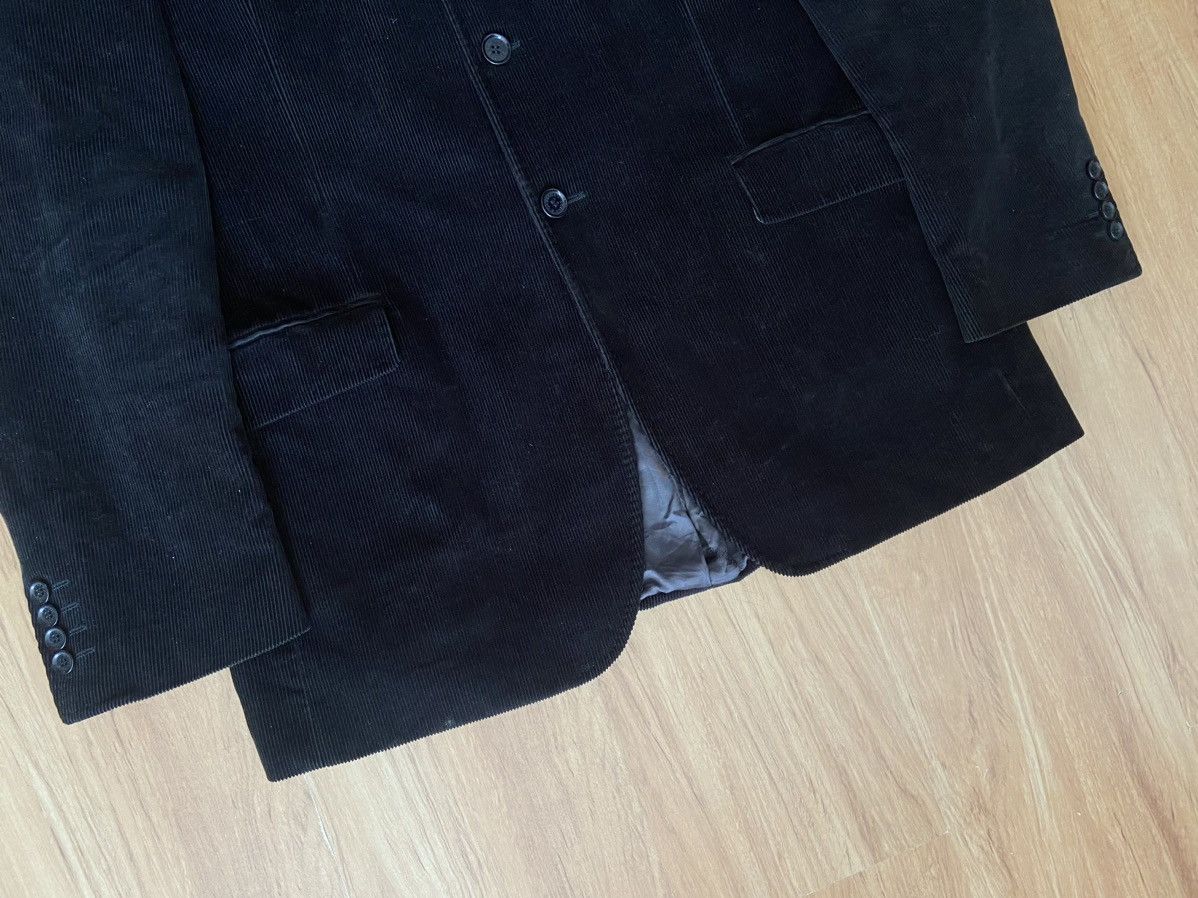 Dolce & Gabbana Dolce & Gabbana Black Corduroy Blazer Jacket Made in Italy Size 52R - 4 Thumbnail