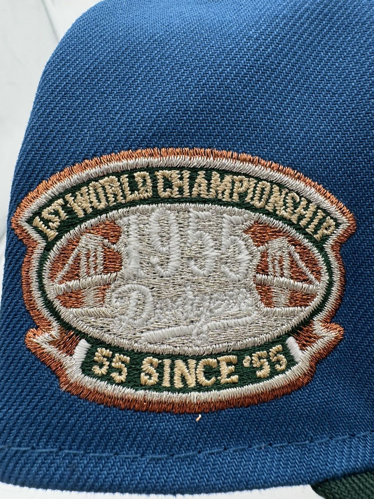 New Era Brooklyn Dodgers Fitted 1st World Champion Patch Rushmore Size ONE SIZE - 7 Thumbnail