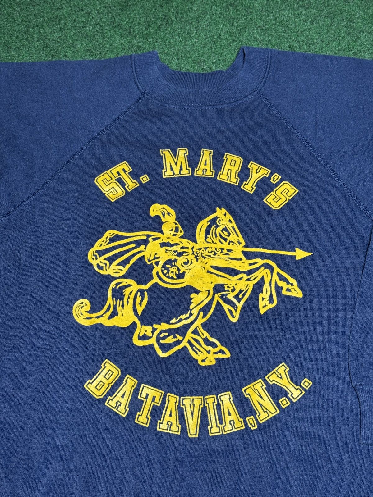Hanes × Vintage Vintage 80s 90s St Marys Batavia New York Church Sweatshirt Size S / US 4 / IT 40 - 2 Thumbnail