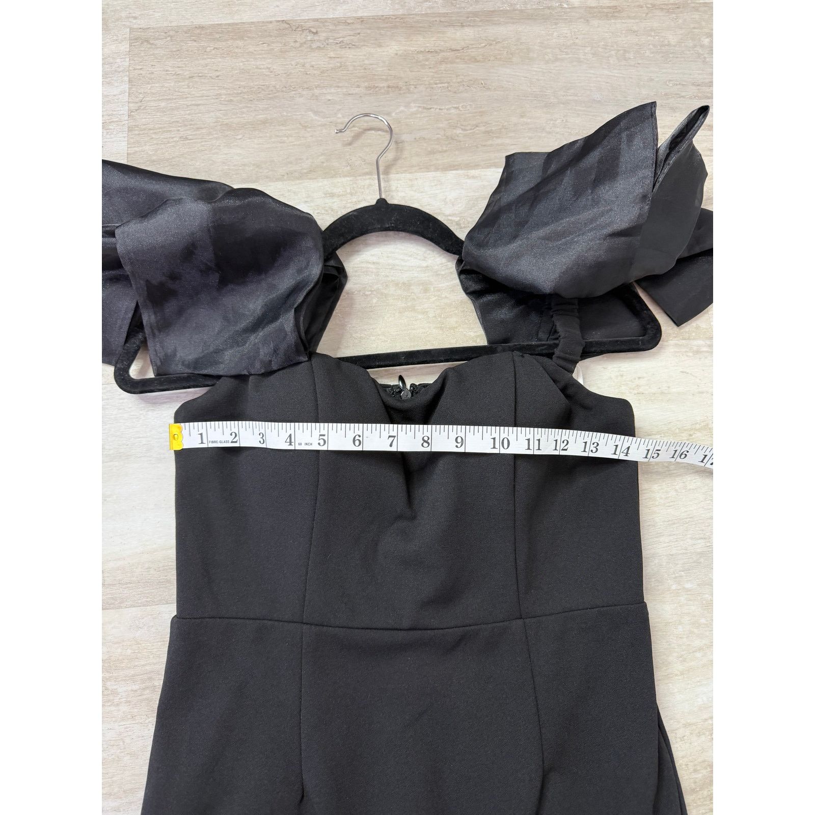 Lulus Lulus Pristine Sensation Black Bow Off Shoulder Maxi Dress Size M / US 6-8 / IT 42-44 - 9 Thumbnail