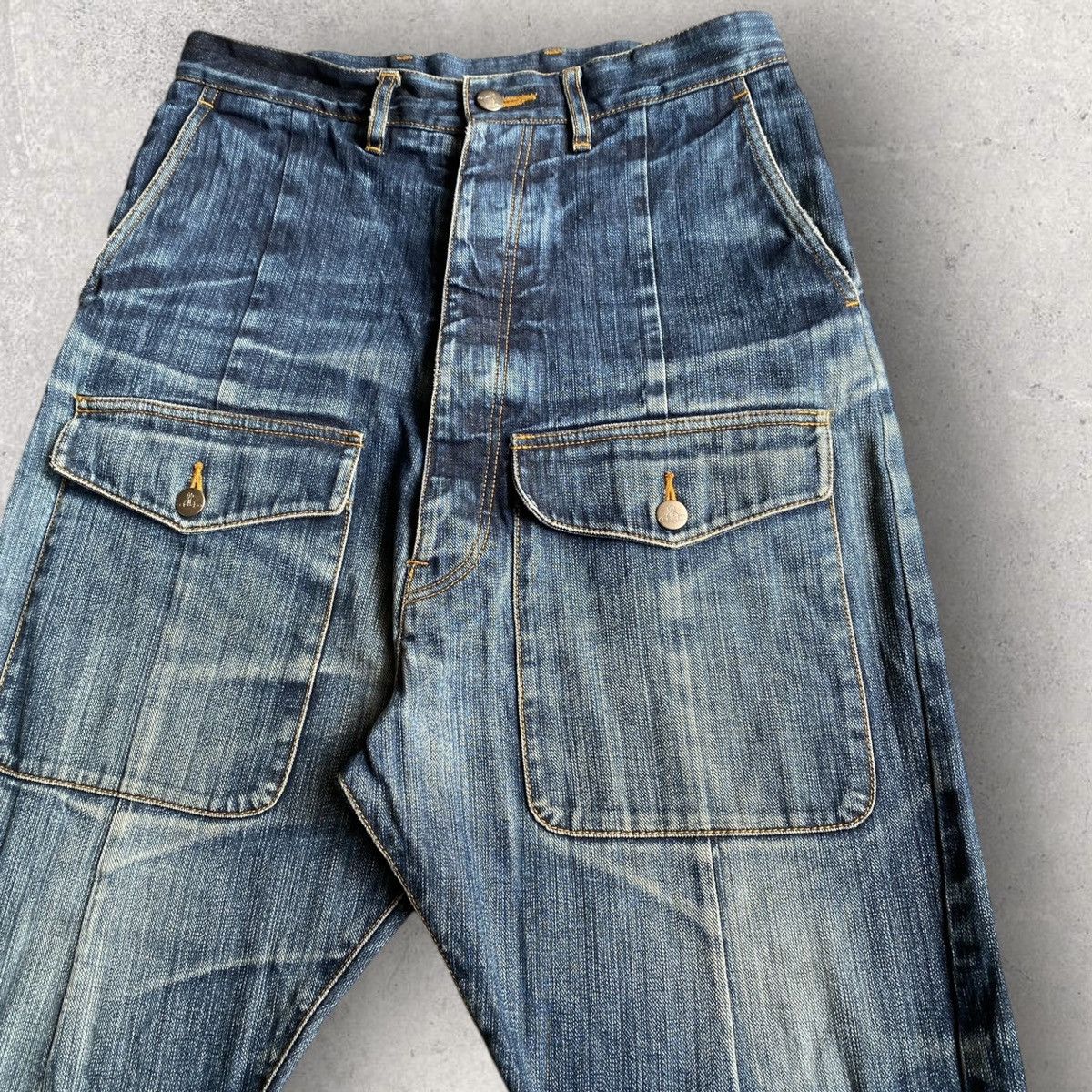 Vivienne Westwood VW Drop Crotch Tapered Jeans Size US 32 / EU 48 - 3 Thumbnail