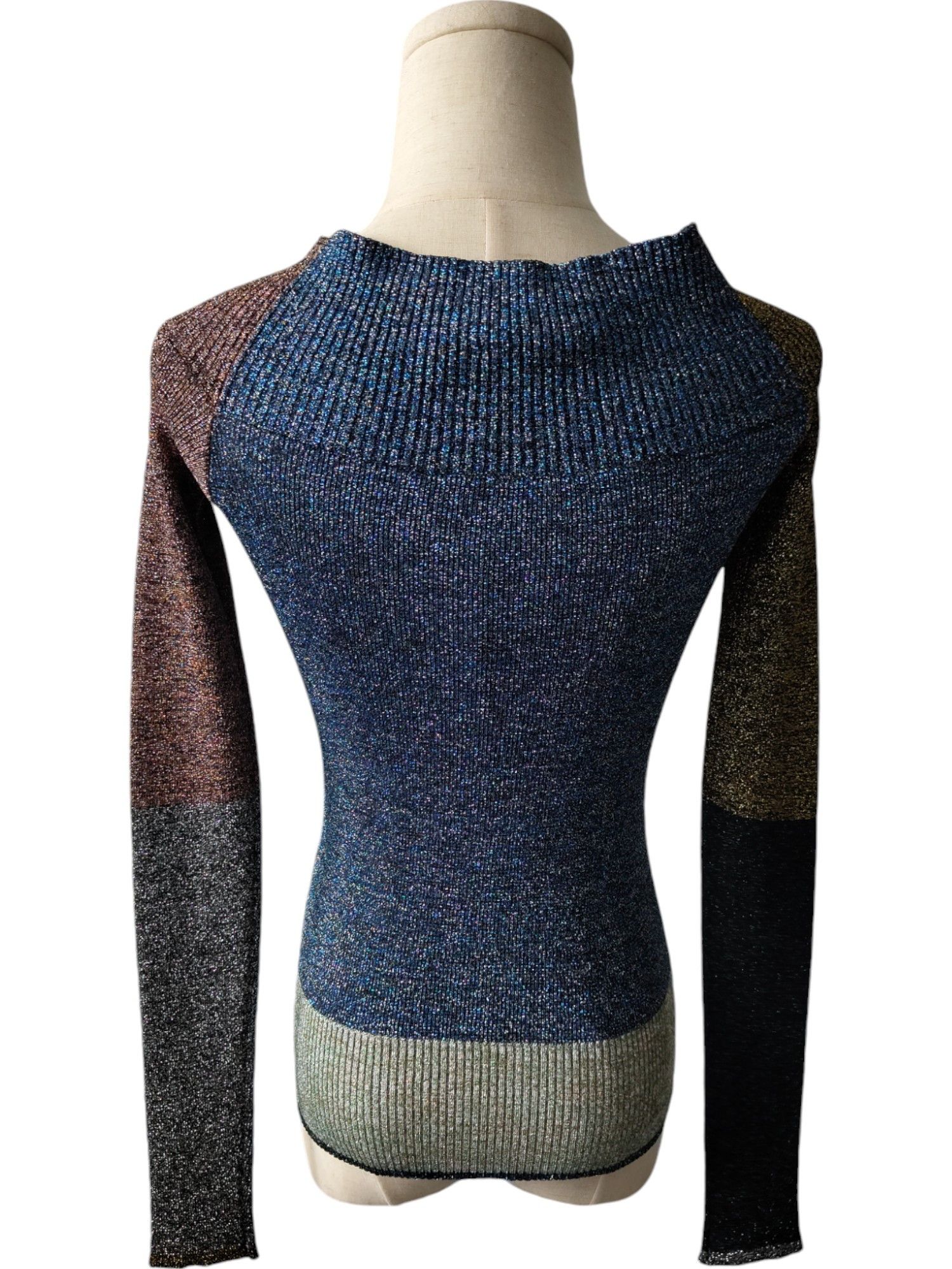 Christopher Kane Multi Color Shimmering Woven Top Size S / US 4 / IT 40 - 2 Thumbnail