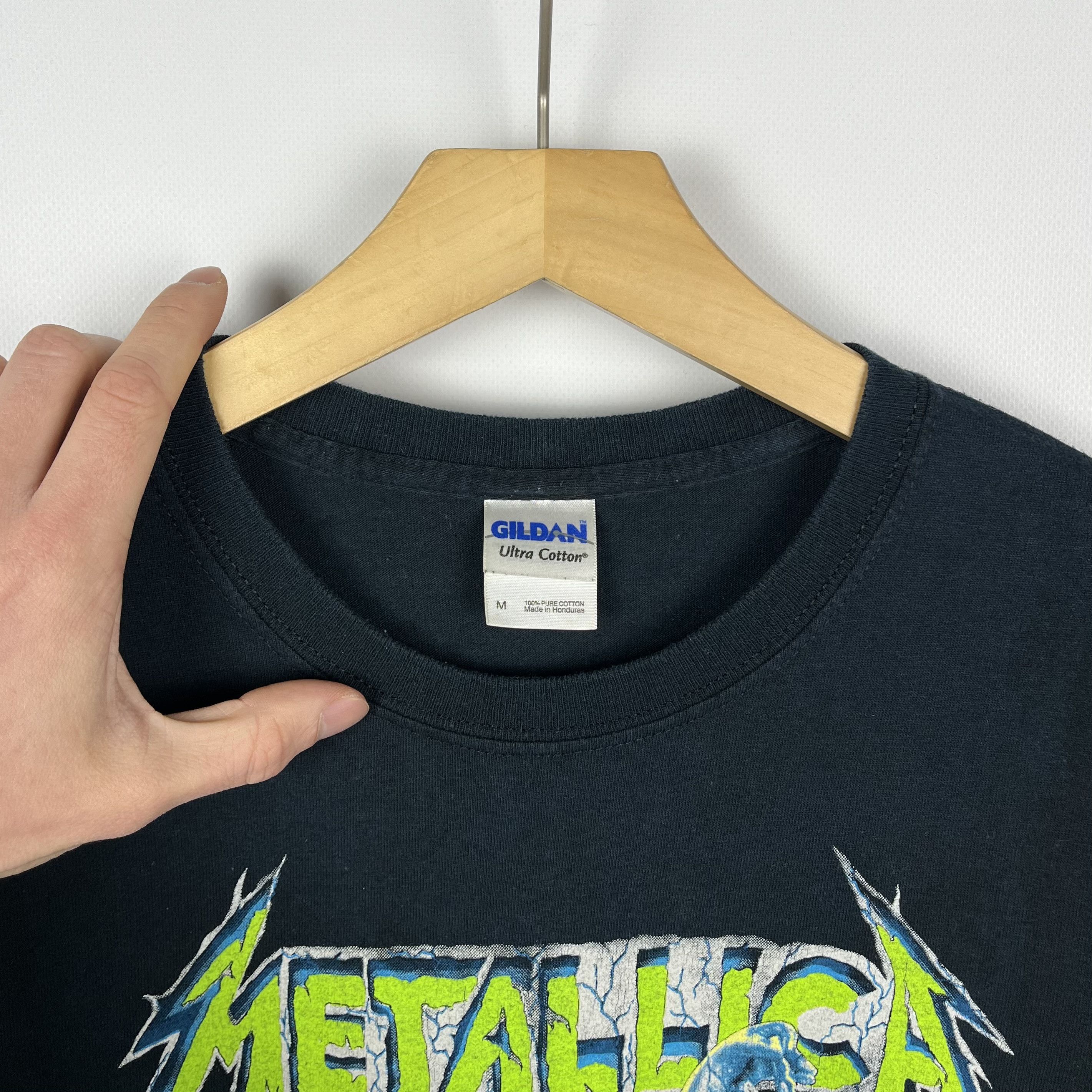 Band Tees Vintage Metallica And Justice For All Rock Band T Shirt 1994 Size US M / EU 48-50 / 2 - 8 Thumbnail