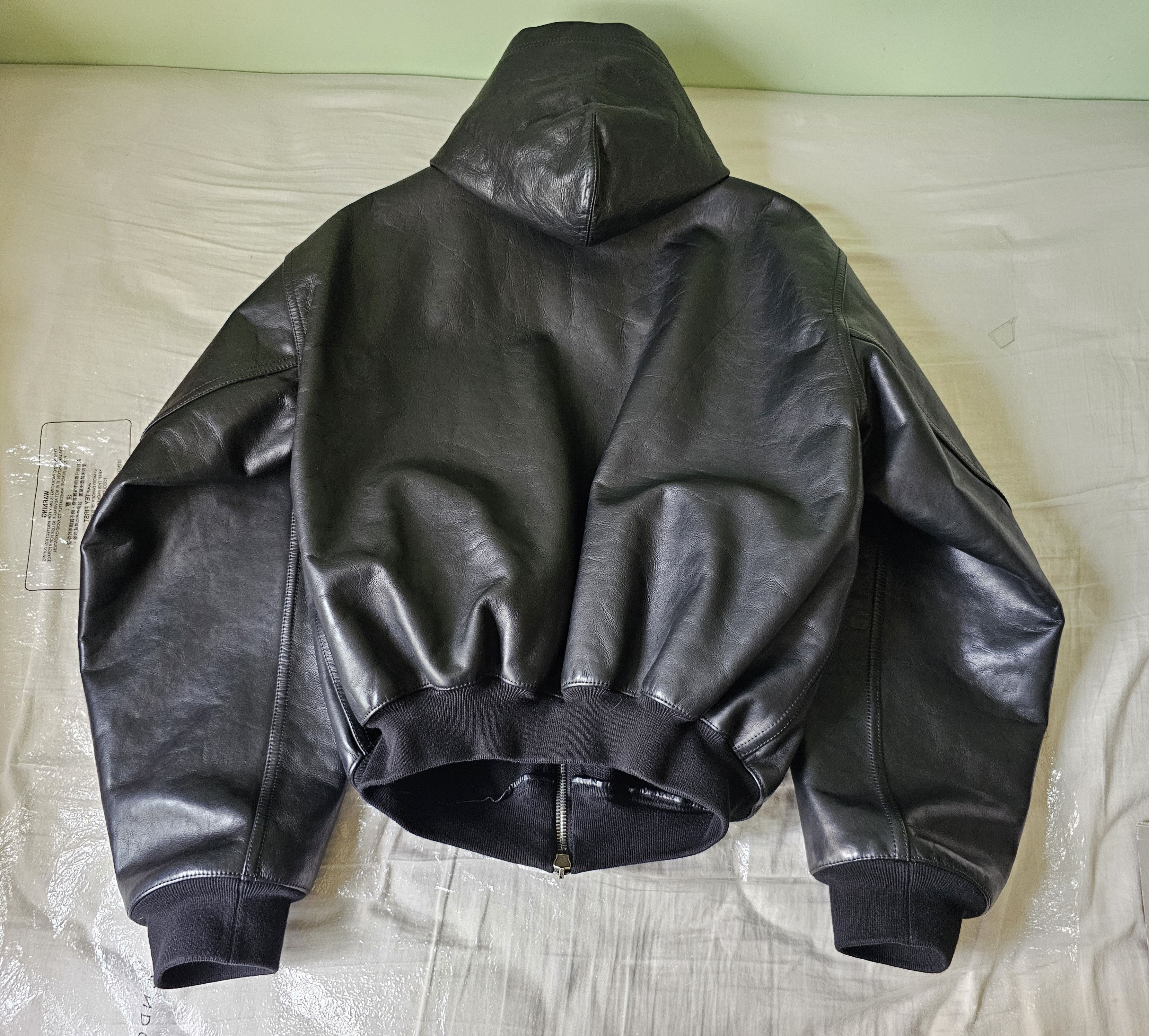 Balenciaga Balenciaga Leather Hoodie Jacket Lined with Cotton Size S / US 4 / IT 40 - 11 Thumbnail