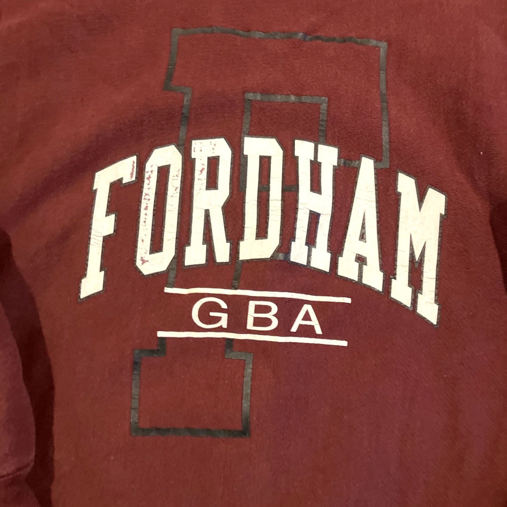 Champion VINTAGE Champion Reverse Weave Fordham University Sweatshirt RARE GBA XL Size US XL / EU 56 / 4 - 3 Thumbnail
