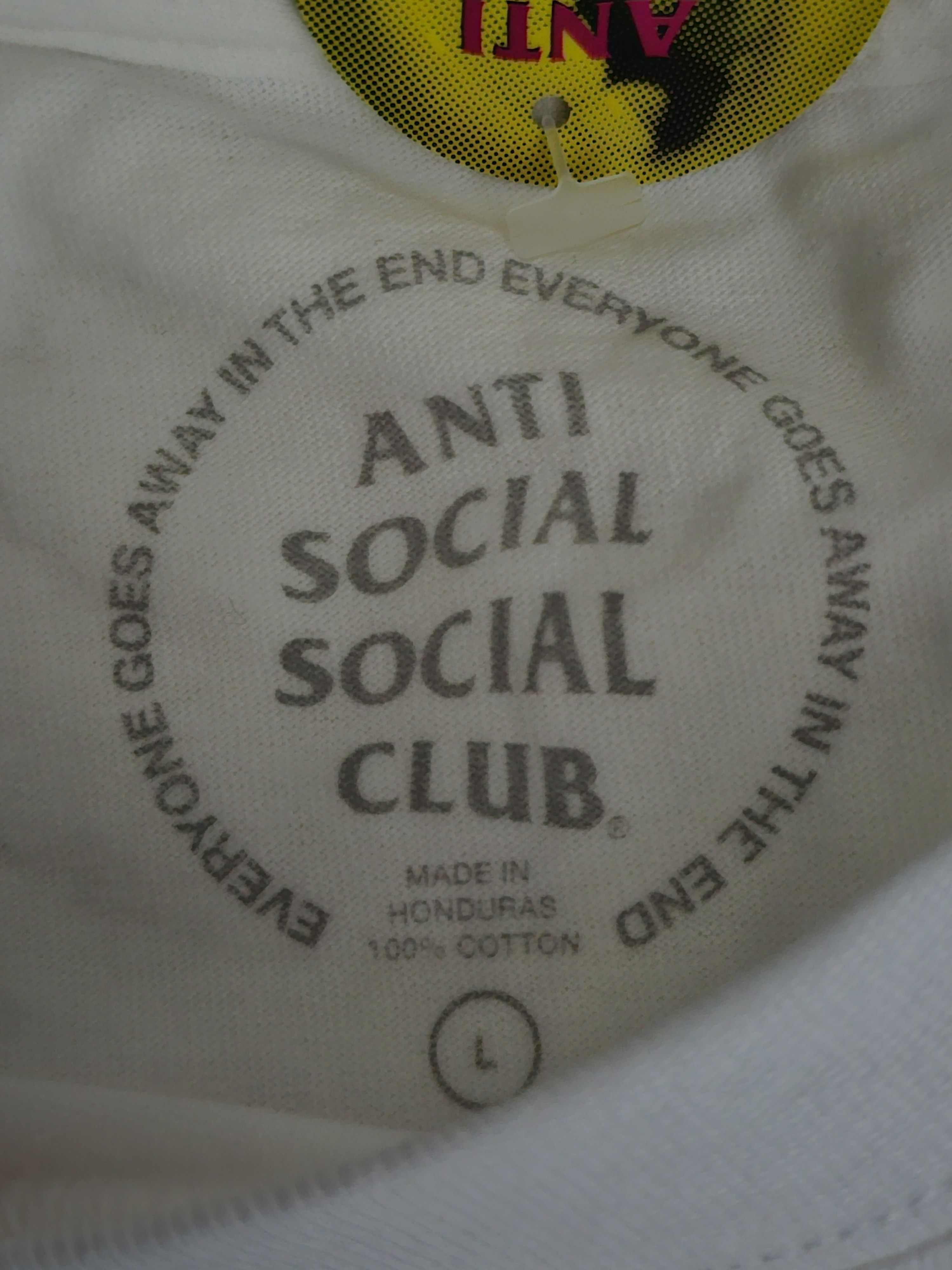 Anti Social Social Club Anti Social Destroying My Mind 3m Short Sleeve T-shirt Size US L / EU 52-54 / 3 - 6 Thumbnail