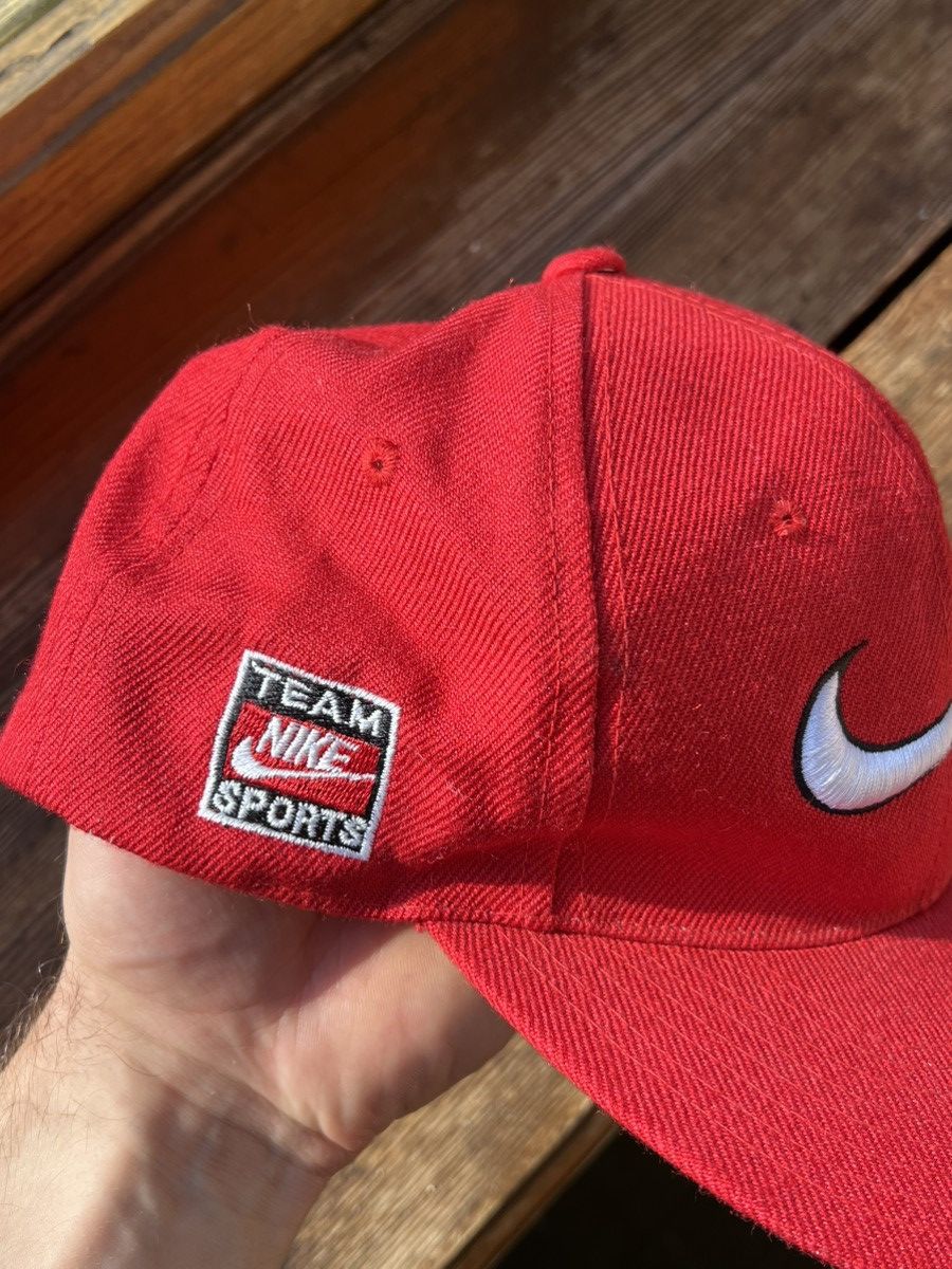 Nike Vintage Cap Nike Big swoosh Streetwear Hat Y2K Size ONE SIZE - 9 Thumbnail