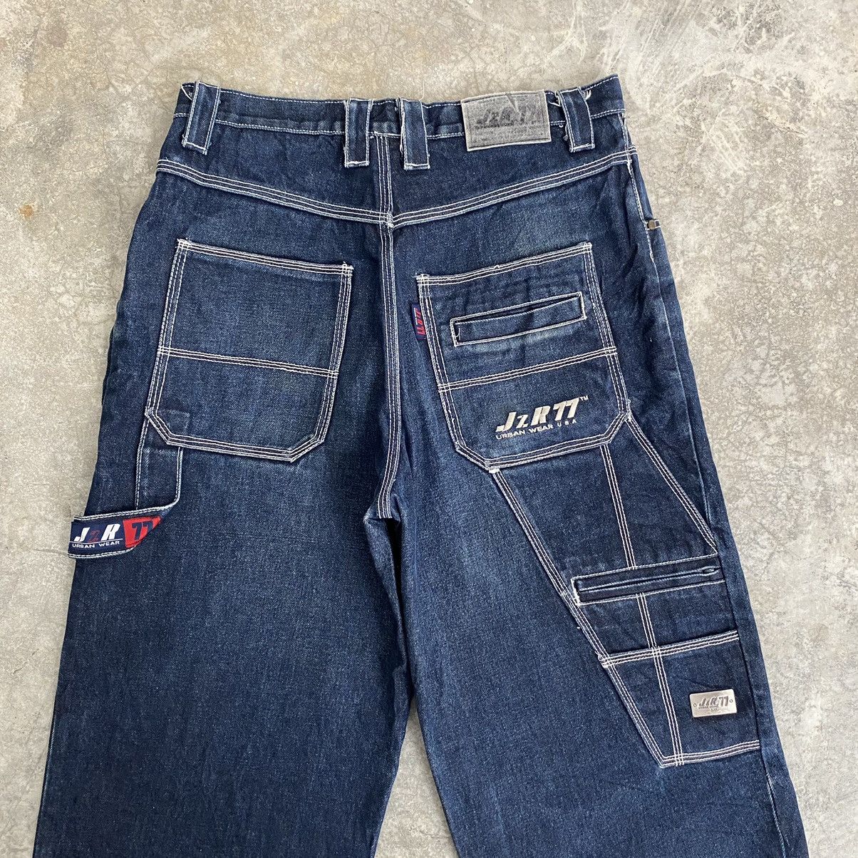 Southpole VTG JzR77 Wide Baggy Carpenter Workwear Jeans JNCO Size US 34 / EU 50 - 4 Thumbnail
