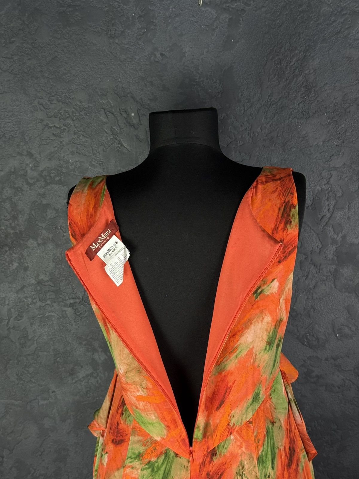 Max Mara Max Mara Studio Silk Midi Dress Floral Print Size XL / US 12-14 / IT 48-50 - 9 Thumbnail