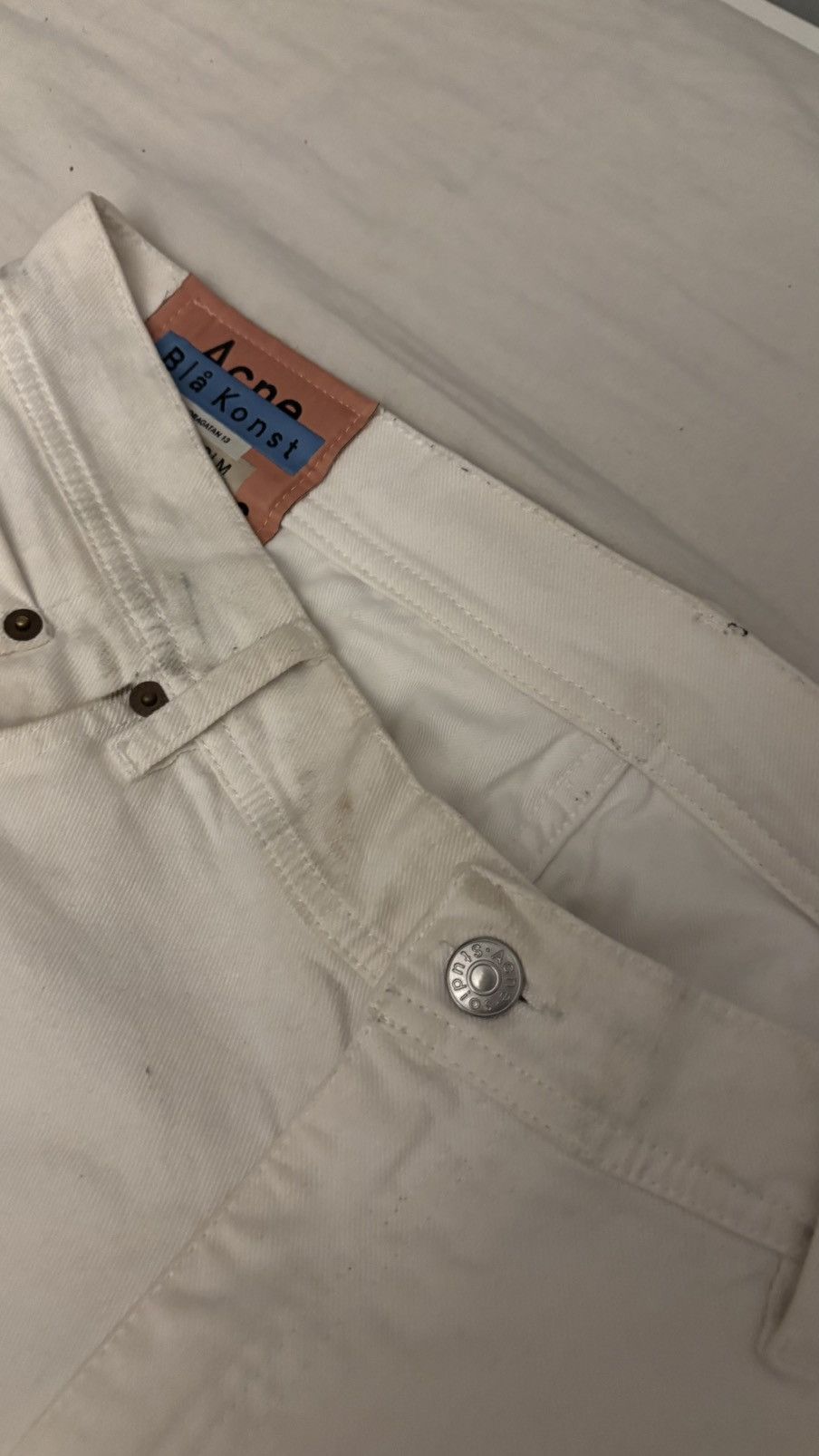Acne Studios Acne studios x japanese denim x white denim Size US 36 / EU 52 - 2 Thumbnail