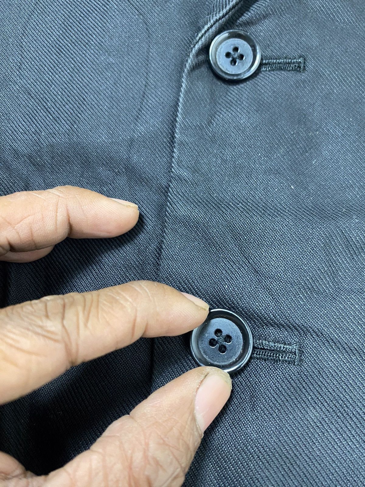 Japanese Brand A02 Gloster Vintage Denim + Leather Blazer Size US L / EU 52-54 / 3 - 12 Thumbnail