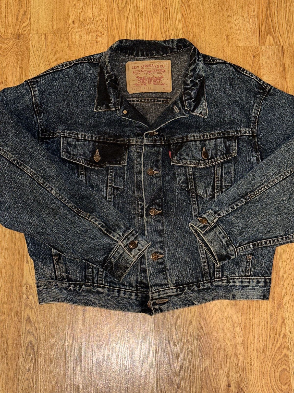 Levi's Vintage Clothing VTG Levi's Denim Trucker Jacket Men Size Medium 70598 4865 Size US M / EU 48-50 / 2 - 5 Thumbnail