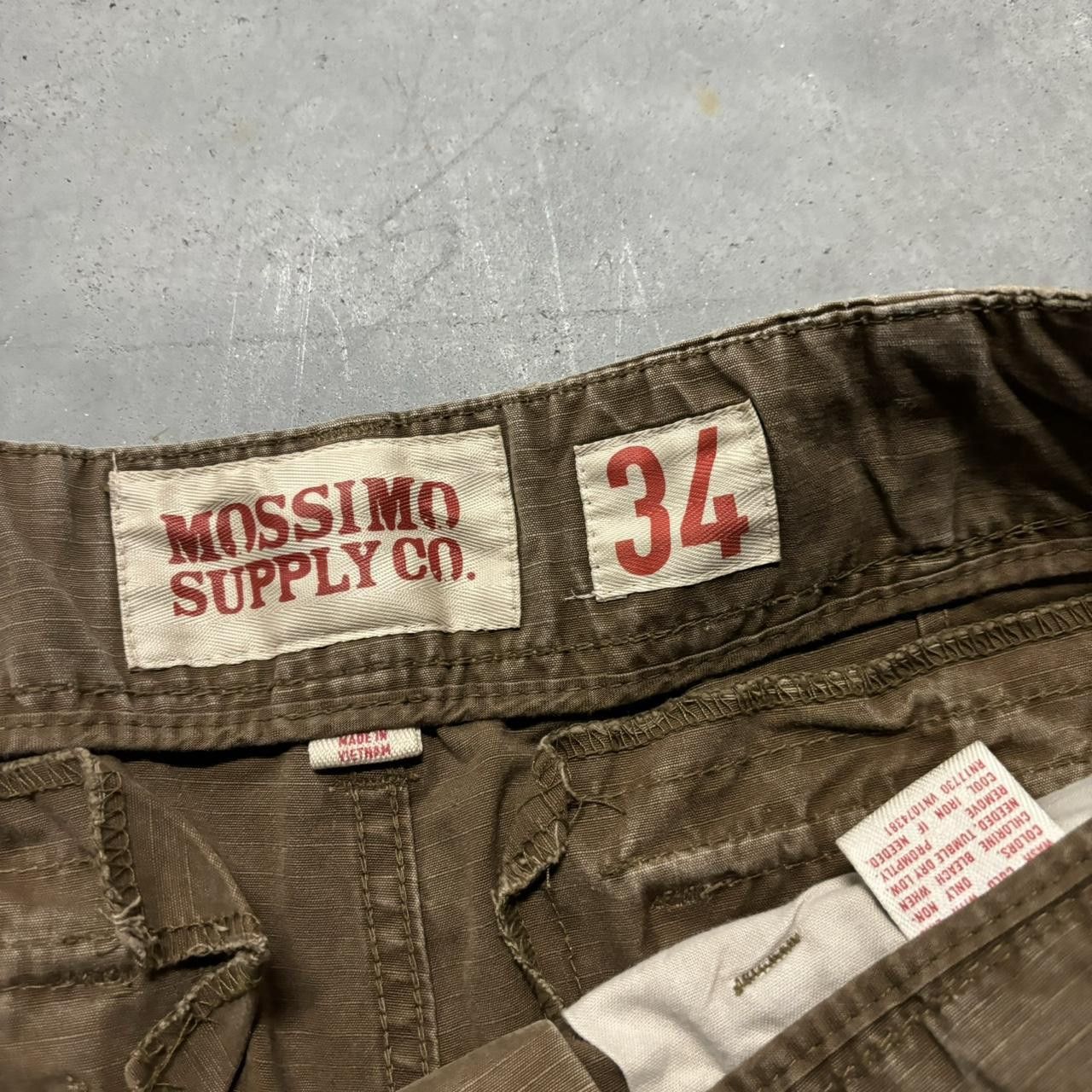 Japanese Brand × Vintage Crazy Vintage Y2K/2000s Baggy Brown Skater Style Cargo Shorts! Size US 34 / EU 50 - 6 Thumbnail
