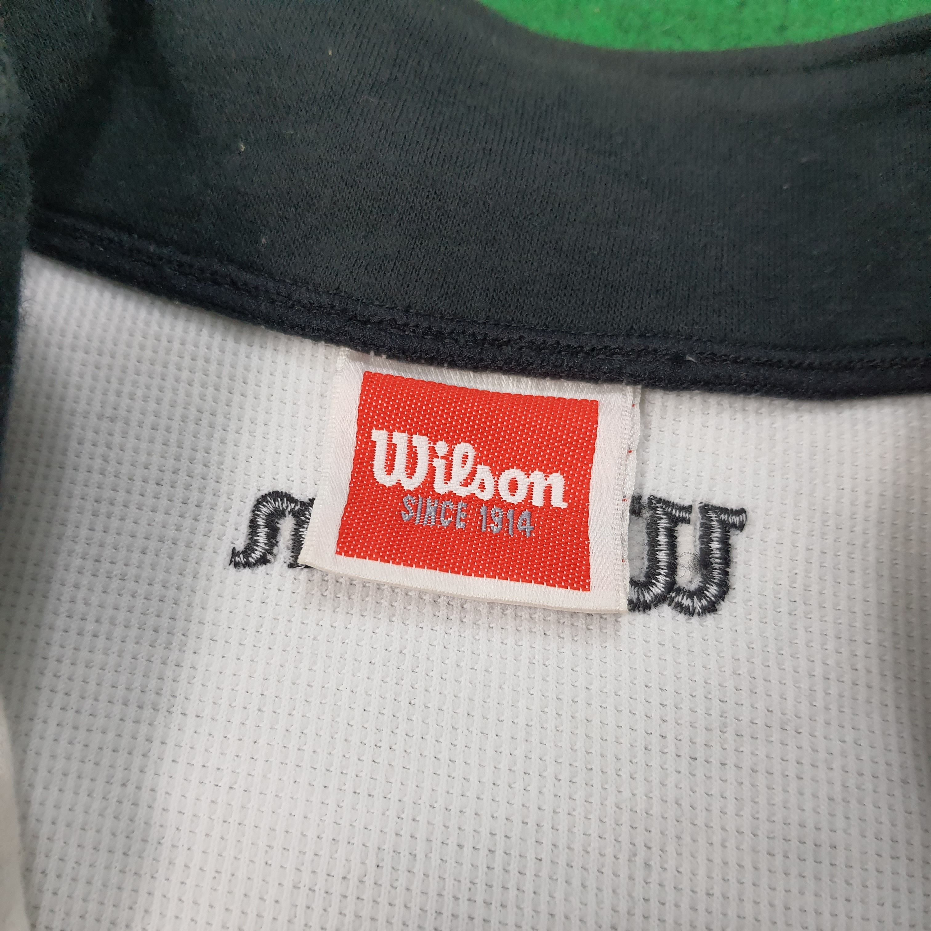 Vintage × Wilson Vintage Wilson Chicago Made To Win USA Halfzip Sweatshirt Size US L / EU 52-54 / 3 - 6 Thumbnail
