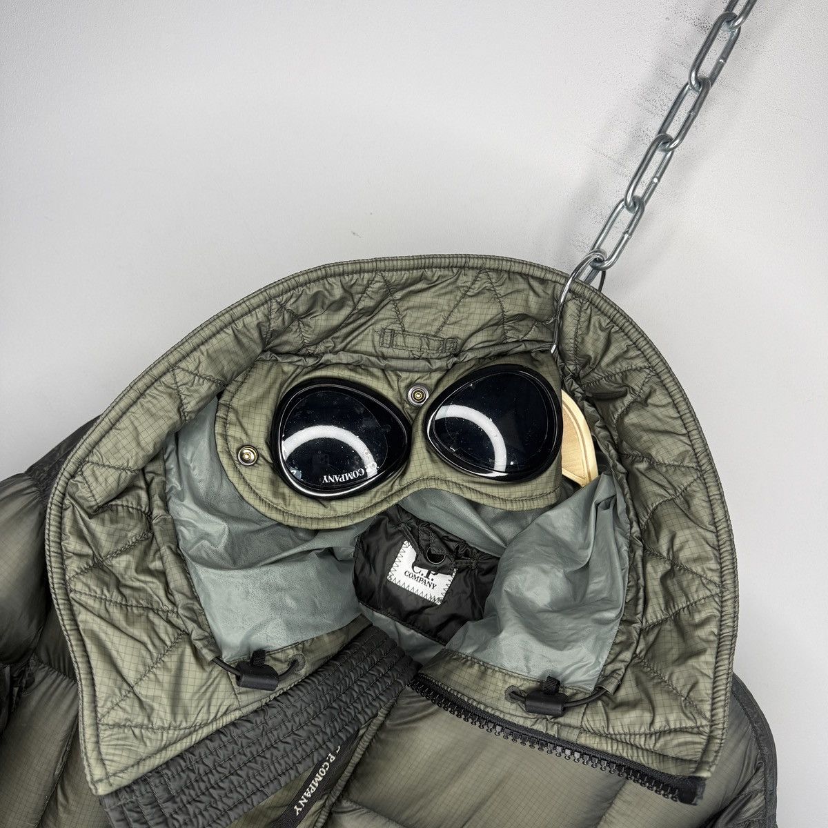 C.P. Company Cp Company DD Shell Down Puffer Google Jacket Khaki Green Size US M / EU 48-50 / 2 - 11 Thumbnail