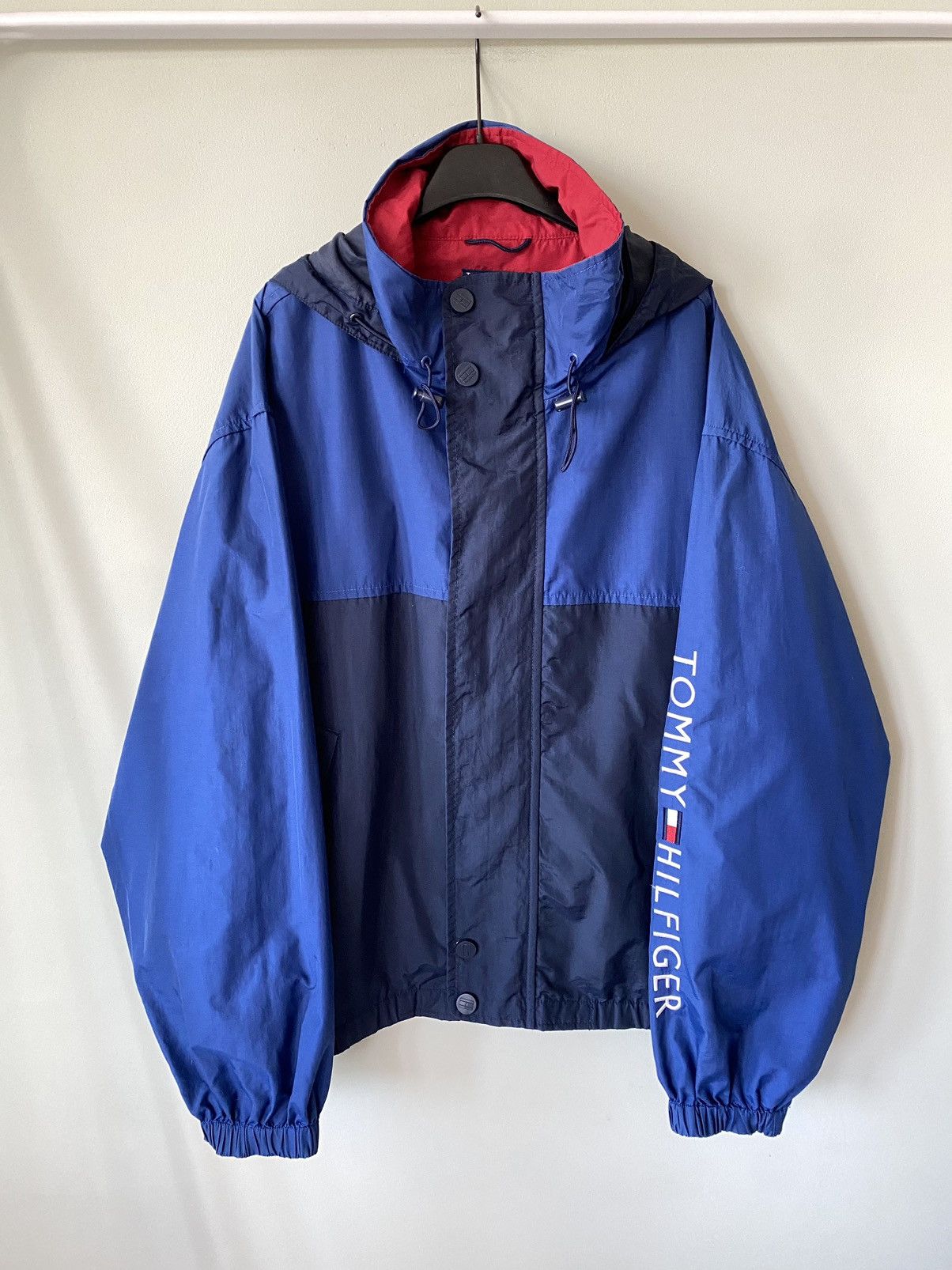 Tommy Hilfiger Vintage Logo Hip-hop hooded jacket