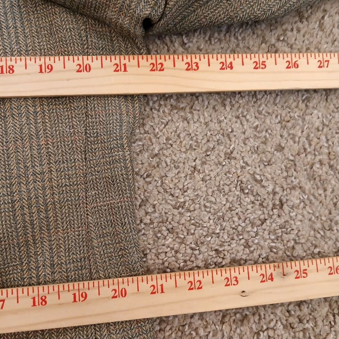 Brooks Brothers Brooks Brothers Blazer Mens 42 Long Green Plaid Single-Breasted Two-Button Notch Lapel Vintage No Size 42R - 6 Thumbnail