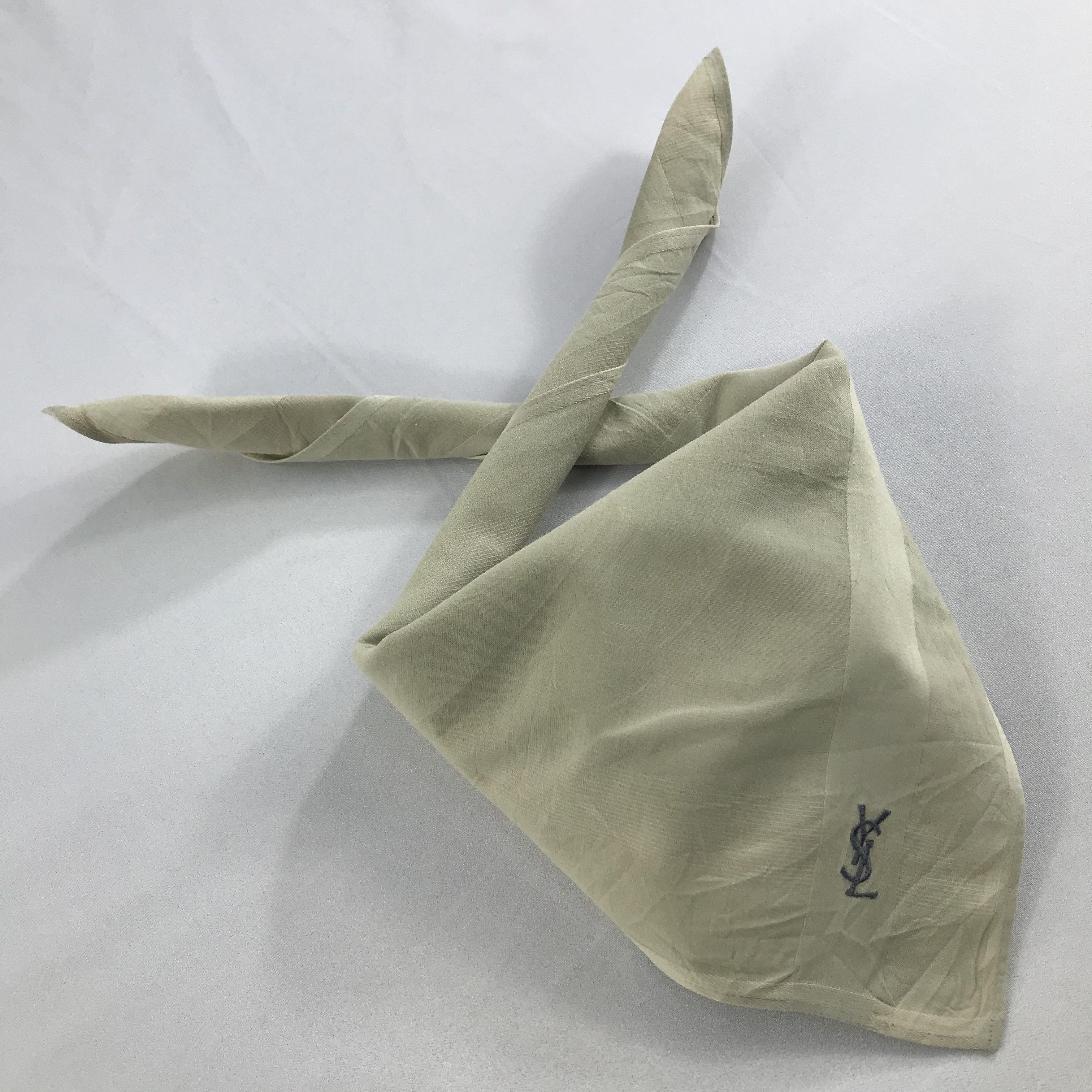 Vintage × Yves Saint Laurent Yves Saint Laurent Bandana / Handkerchief/Neckerchief -S2642 Size ONE SIZE - 4 Thumbnail