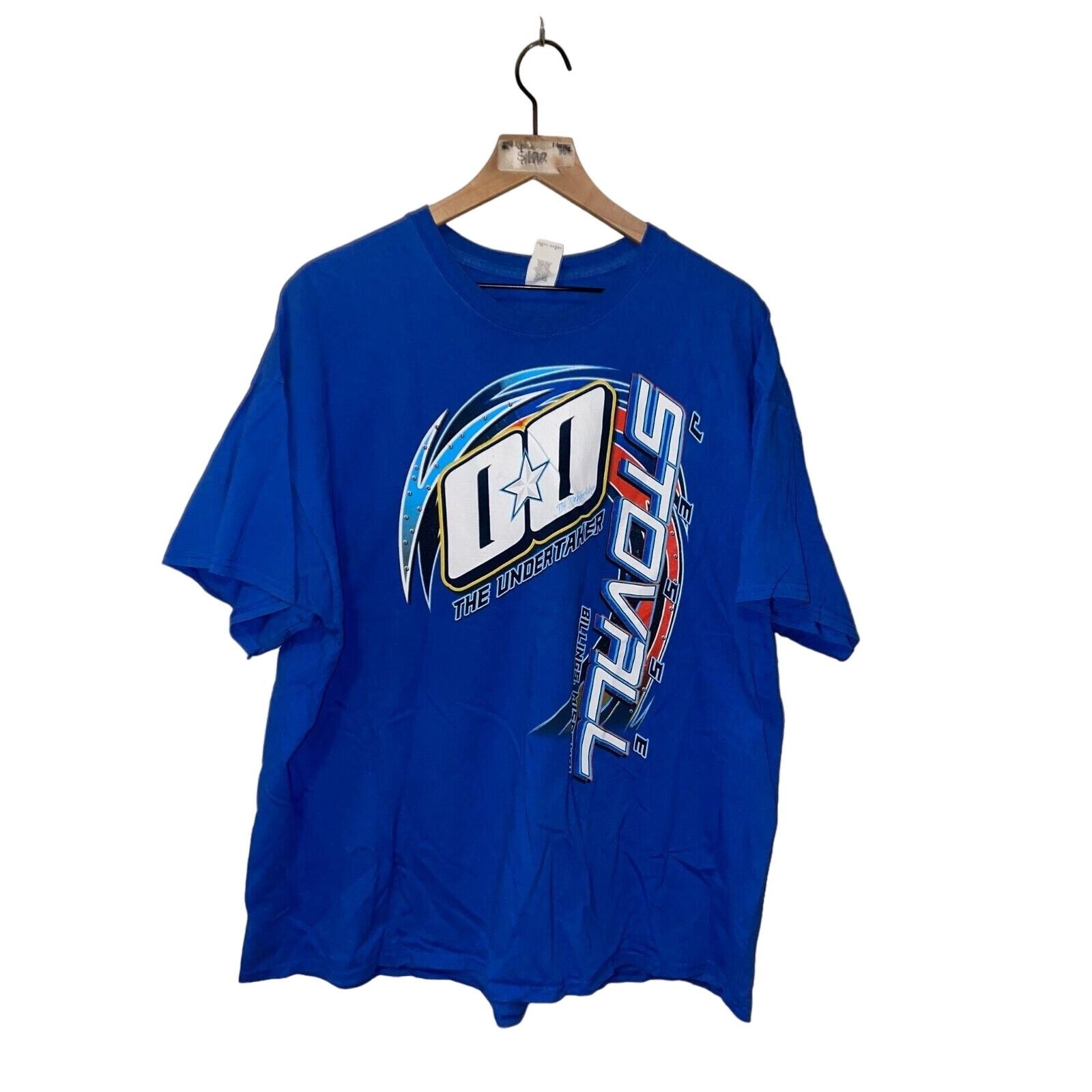 Gildan Jesse Stovall Shirt The Undertaker Drag Race Blue Tee 2XL Size US XXL / EU 58 / 5 - 2 Thumbnail