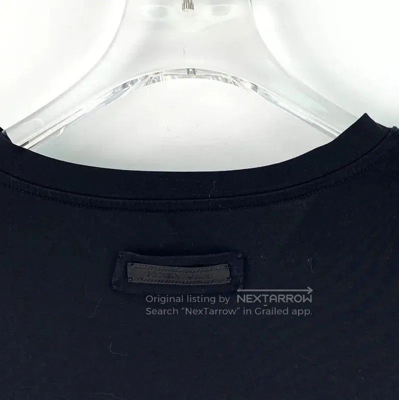 Prada Prada Black V-Neck Men's T-Shirt Size XL. Size US XL / EU 56 / 4 - 4 Thumbnail